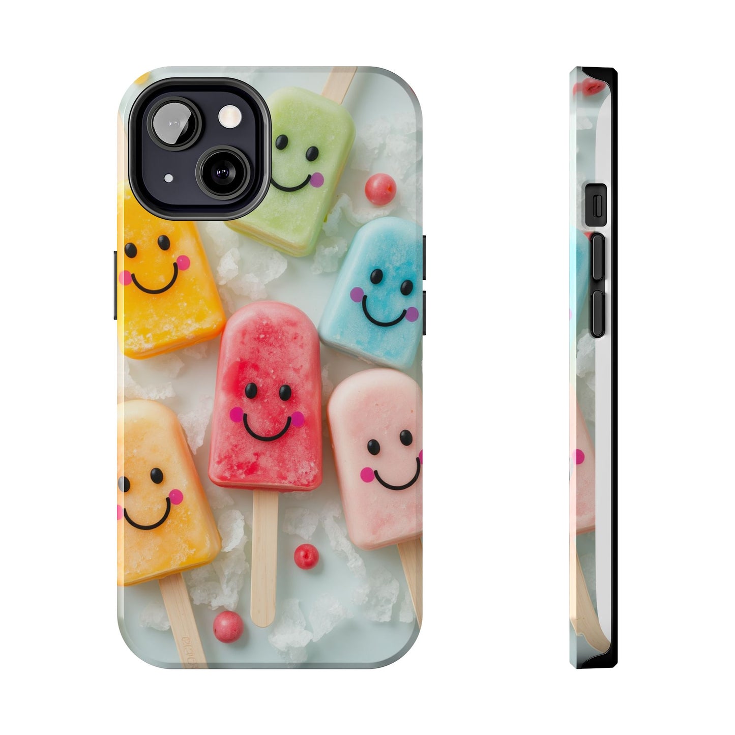 Cute Smile Popsicle Tough Phone Case - Fun Protection for Your Device
