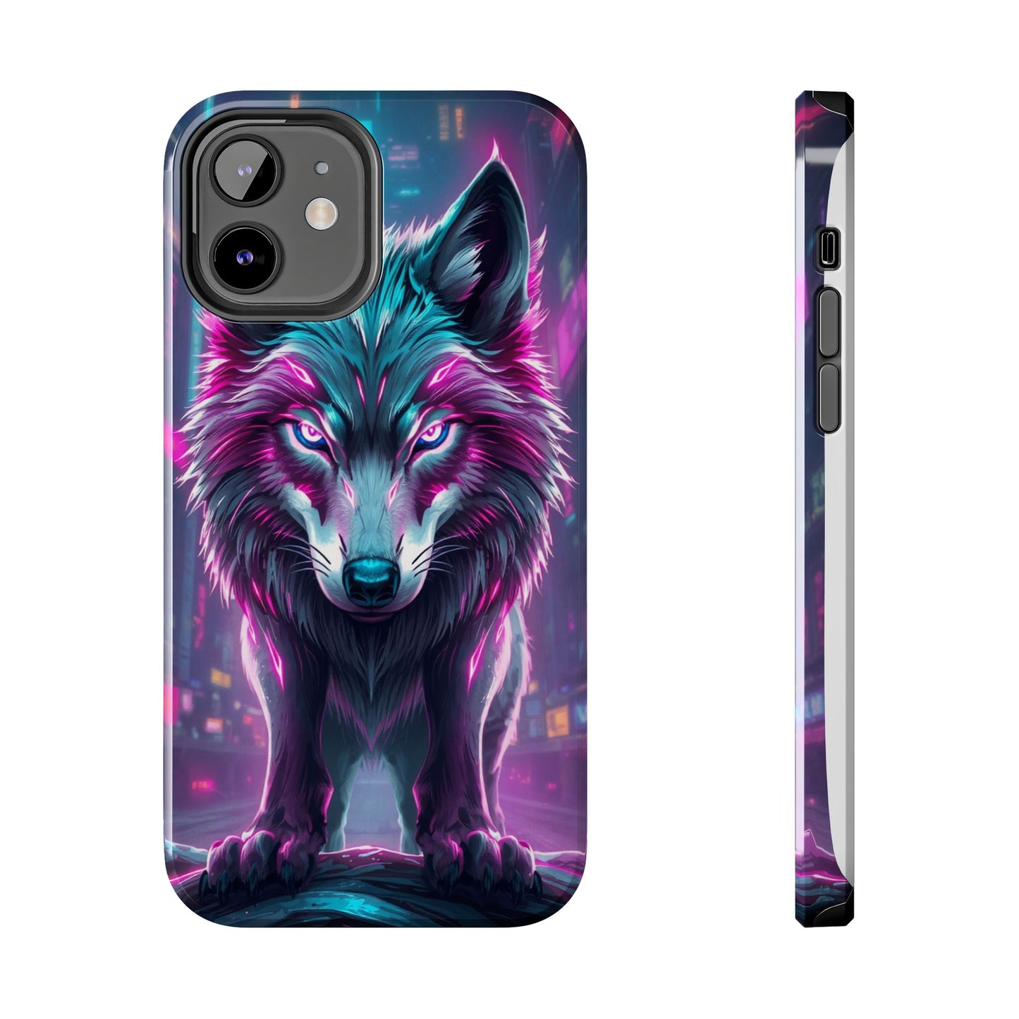 Fierce Wolf Phone Case - Tough & Vibrant Design for Animal Lovers
