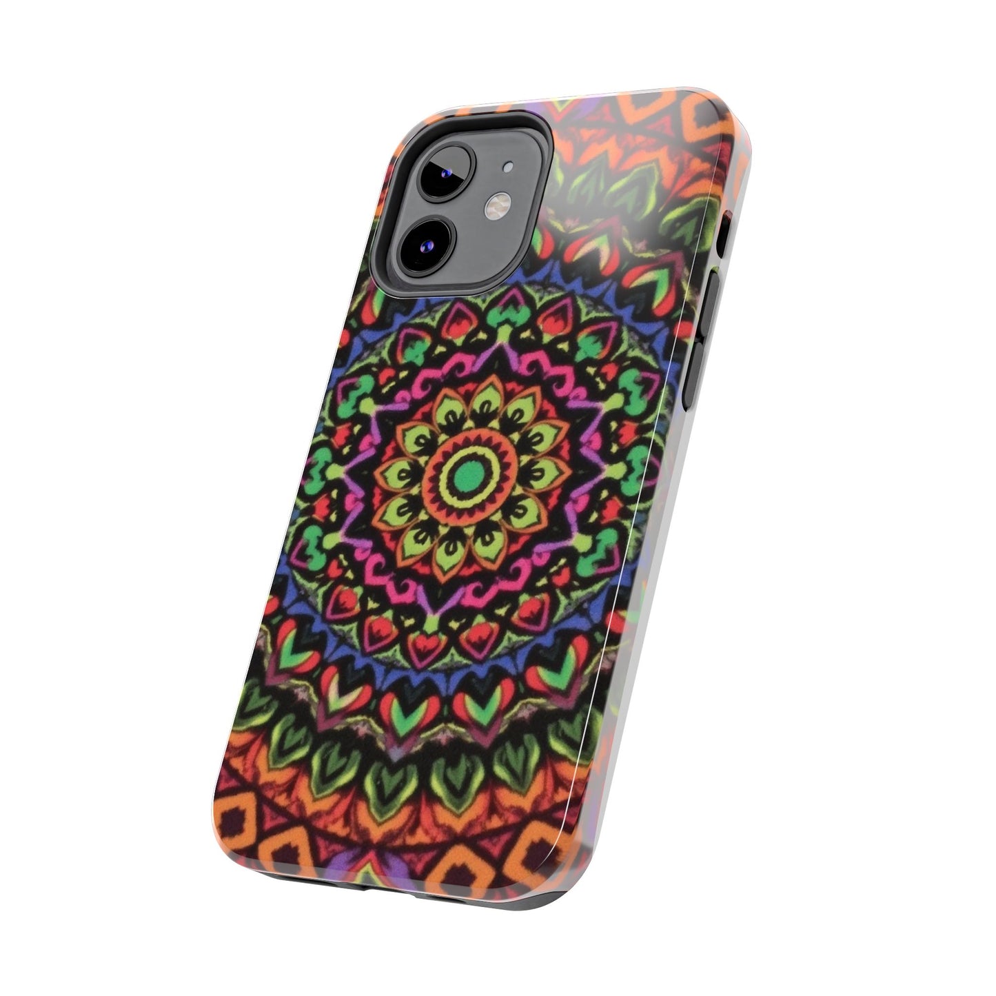 Colorful Mandala Tough Phone Case - Vibrant Designs for Trendy Protection - for iPhone