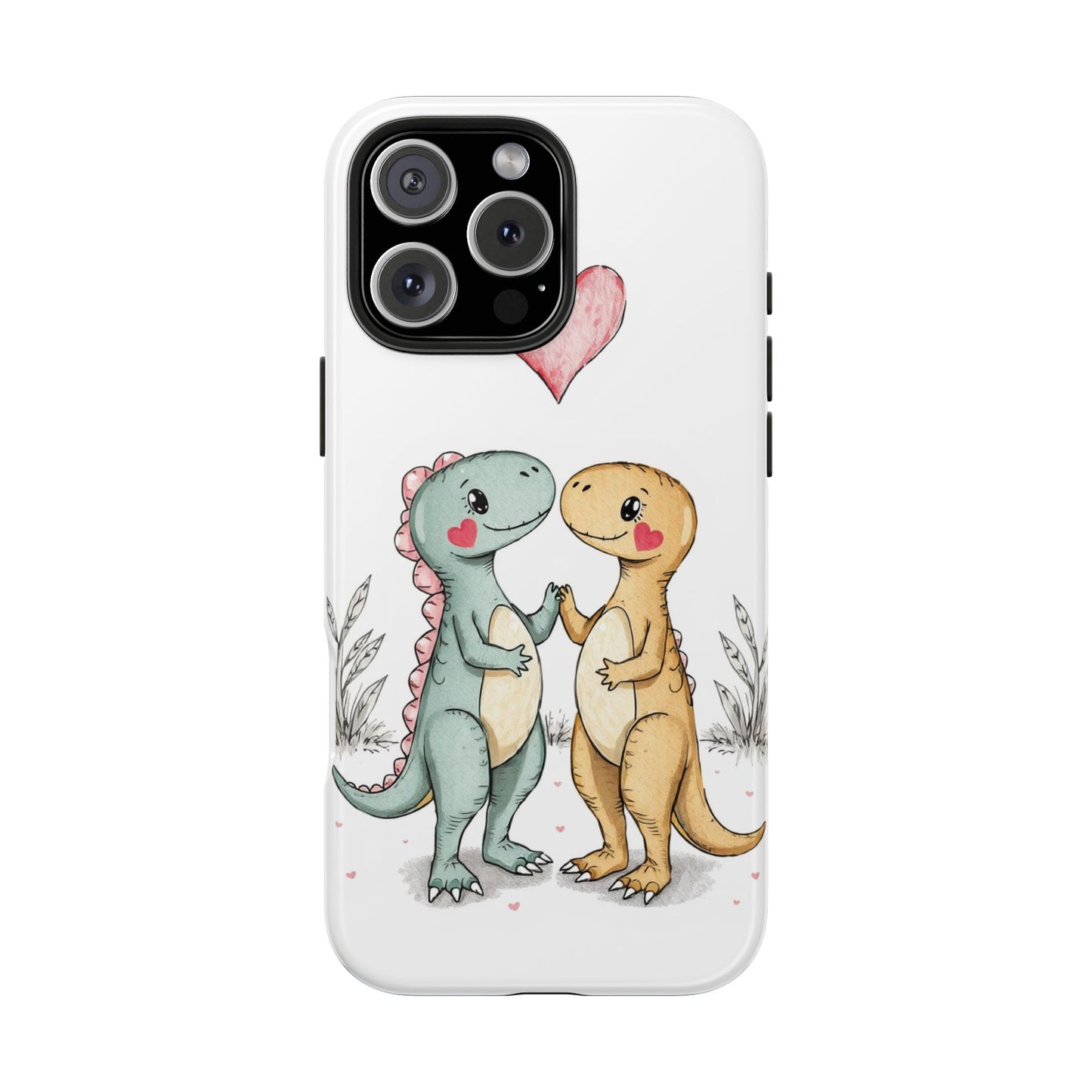 Dino Couples - Tough Phone Case for iPhone