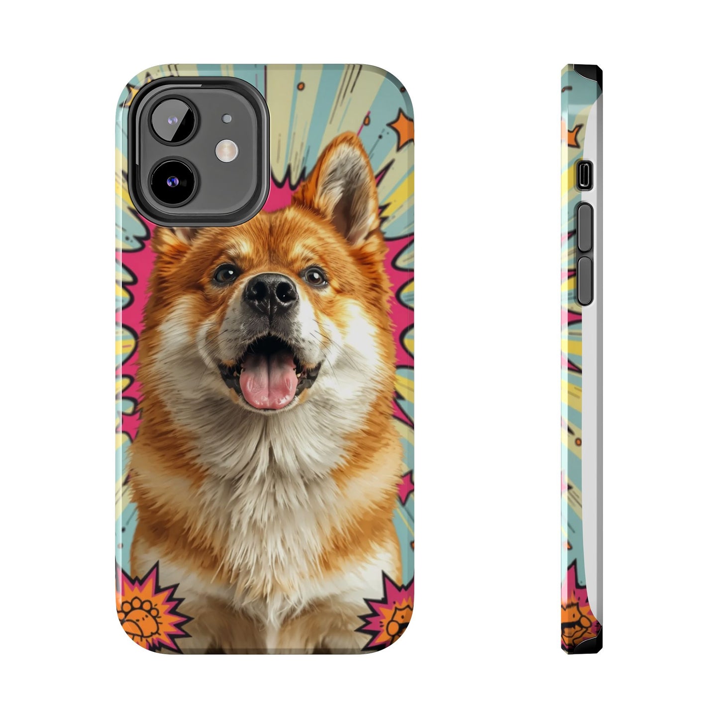 Playful Dog Tough Phone Case - Durable & Stylish Pet Lover Gift