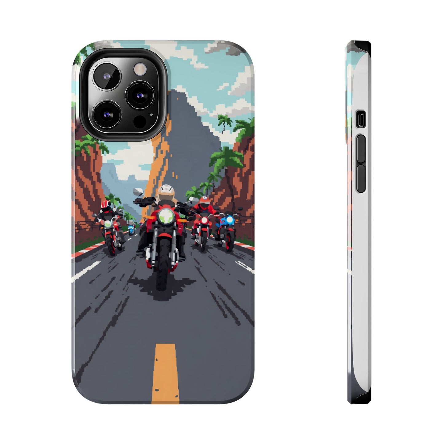 Retro Biker Tough Phone Case - Perfect for Motorcycle Lovers