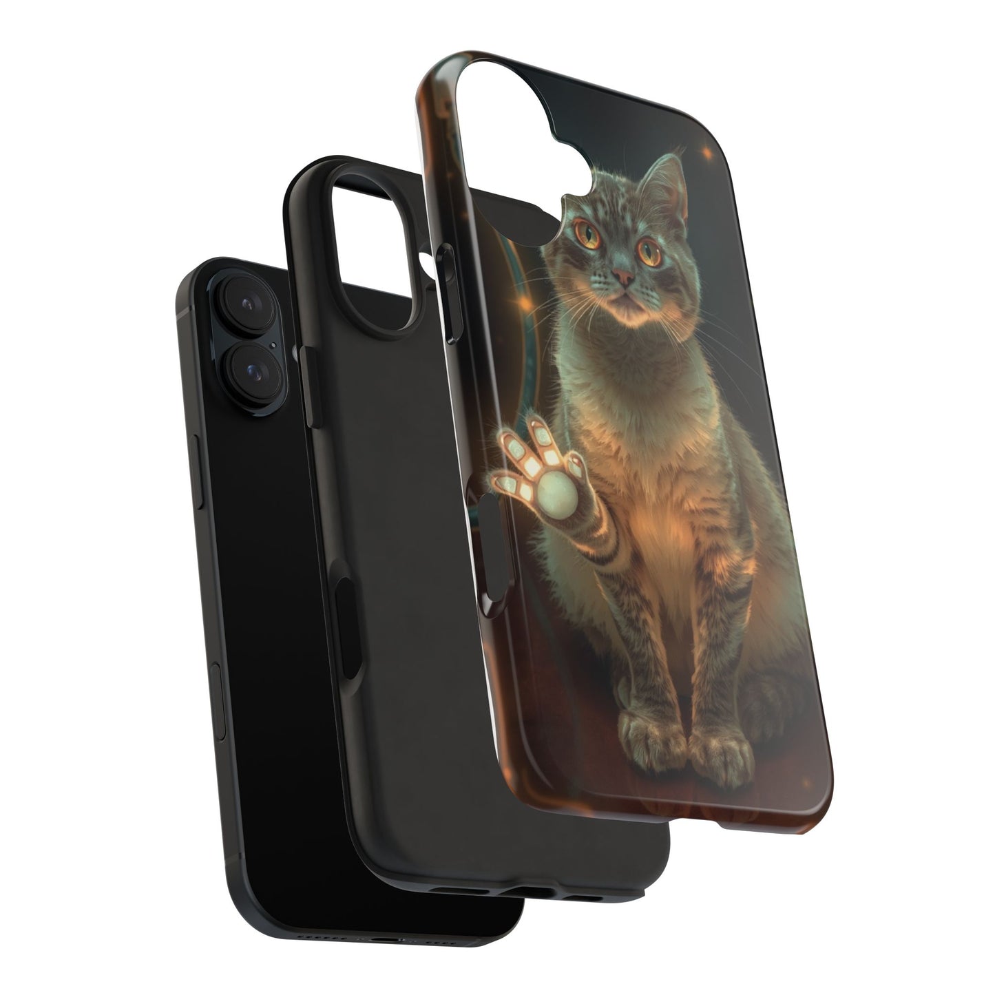 Whimsical Cat Phone Case | Tough Phone Cases for Cat Lovers, Pet Accessories, Gift for Cat Owners, Cute Phone Cover, Personalized Tech