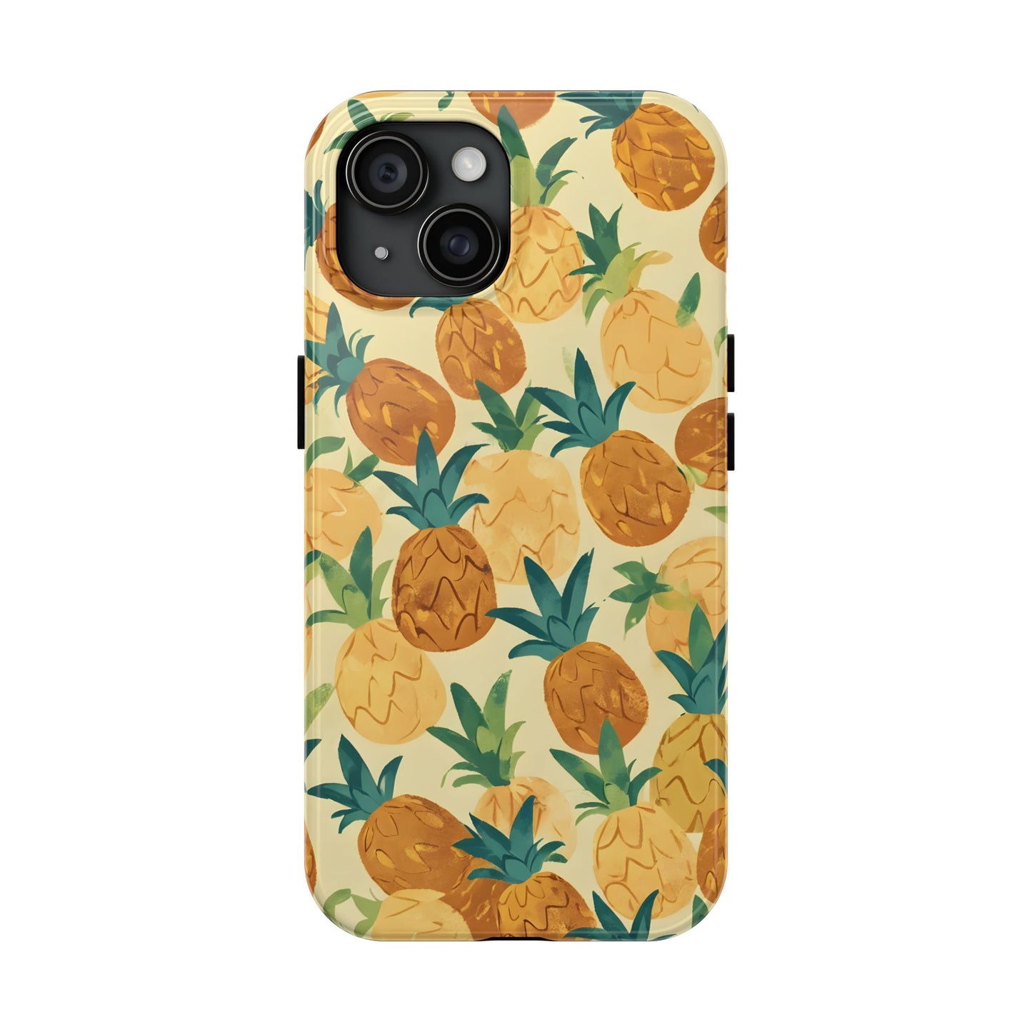 Pineapple Paradise Tough Phone Case - Durable and Stylish for Summer Vibes - for iPhone