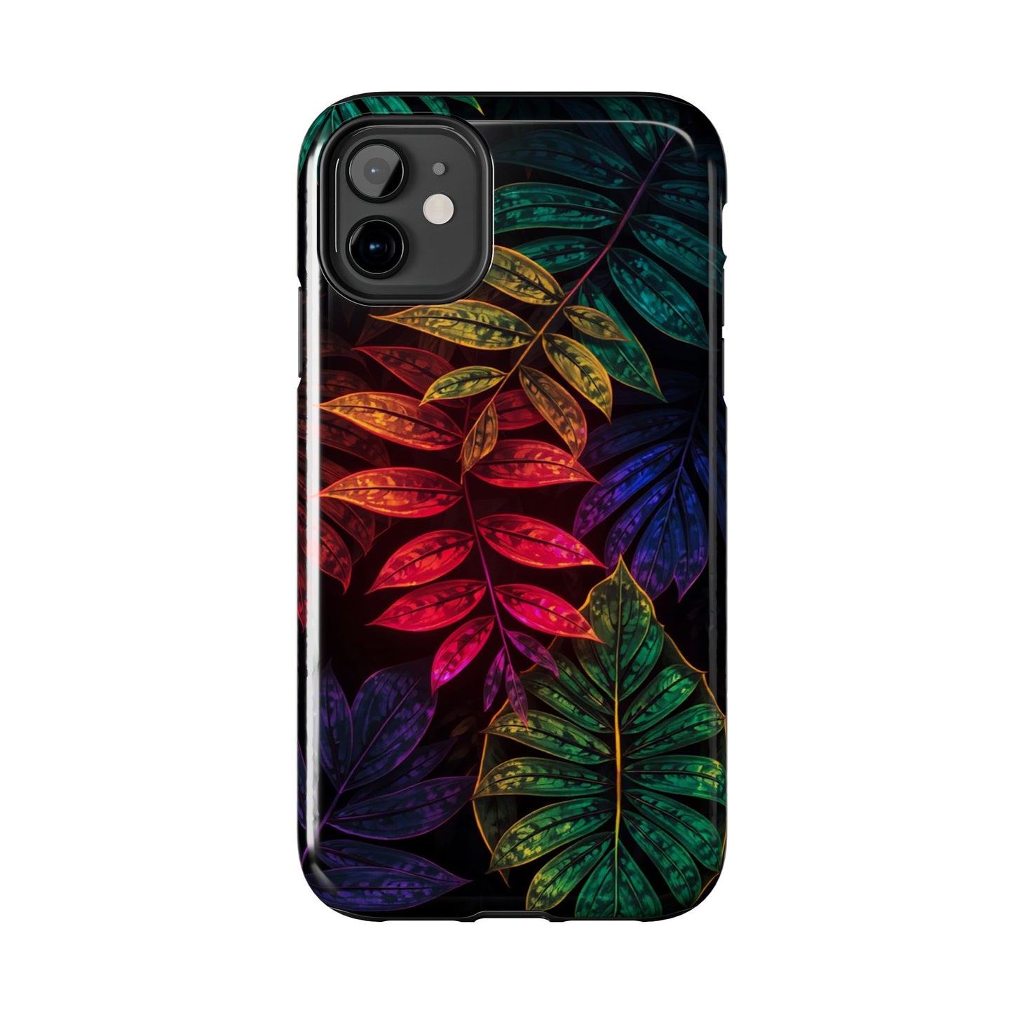 Vibrant Tropical Leaf Tough Phone Case