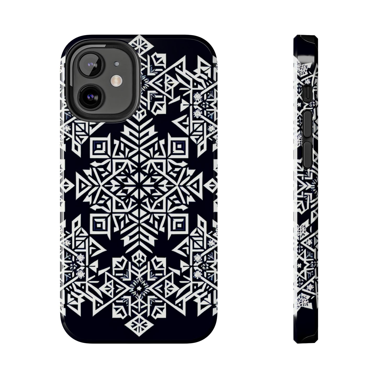 Winter Wonderland Tough Phone Case - Digital Snowflake - for iPhone