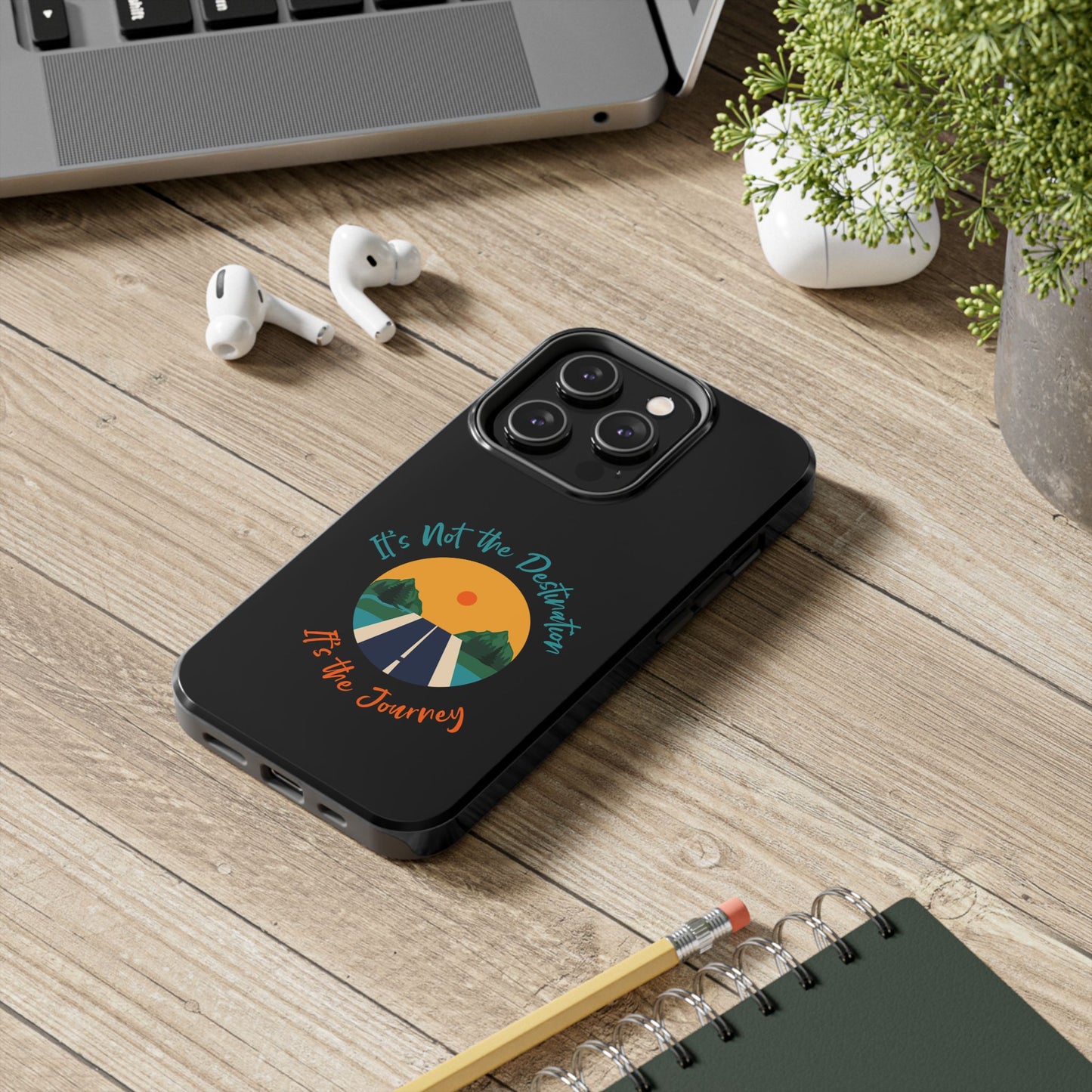 Adventure Quote Phone Case - 'It's Not the Destination, It's the Journey' - for iPhone
