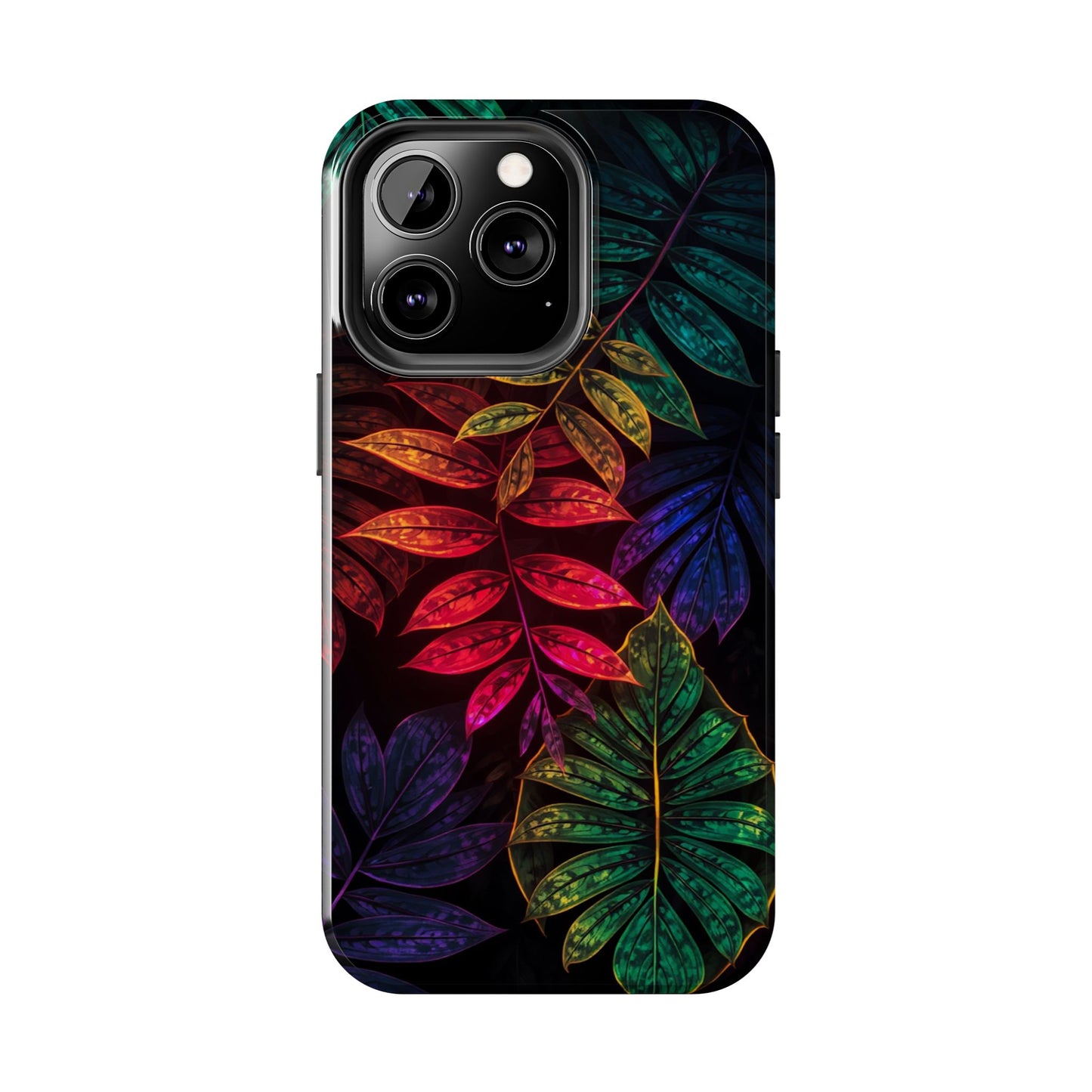 Vibrant Tropical Leaf Tough Phone Case