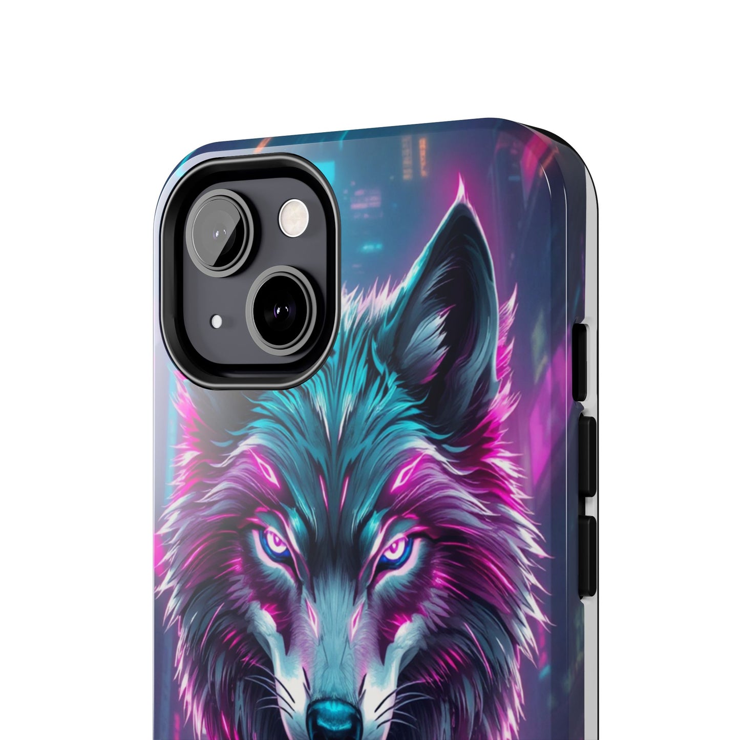 Fierce Wolf Phone Case - Tough & Vibrant Design for Animal Lovers