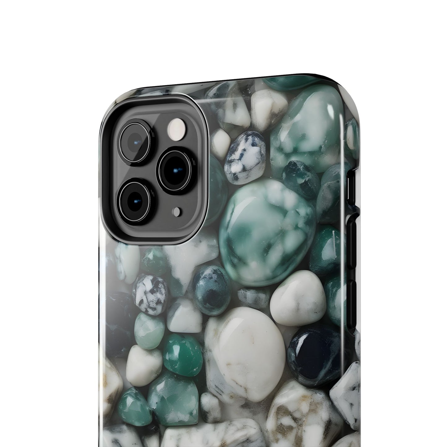 Small Rocks Pattern Tough Phone Case - Stylish & Durable Protection - for iPhone
