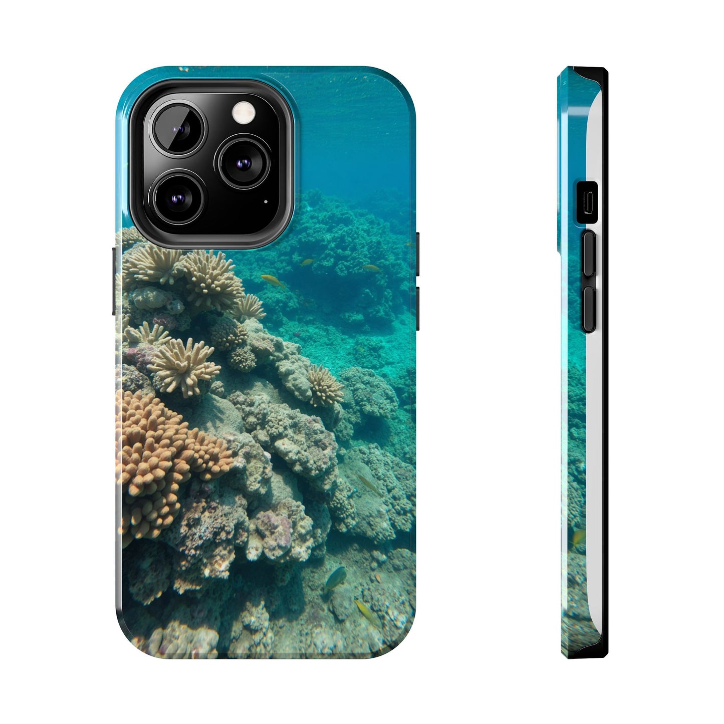 Coral Reef Tough Phone Case - Ocean Vibes Protection for Adventure Lovers