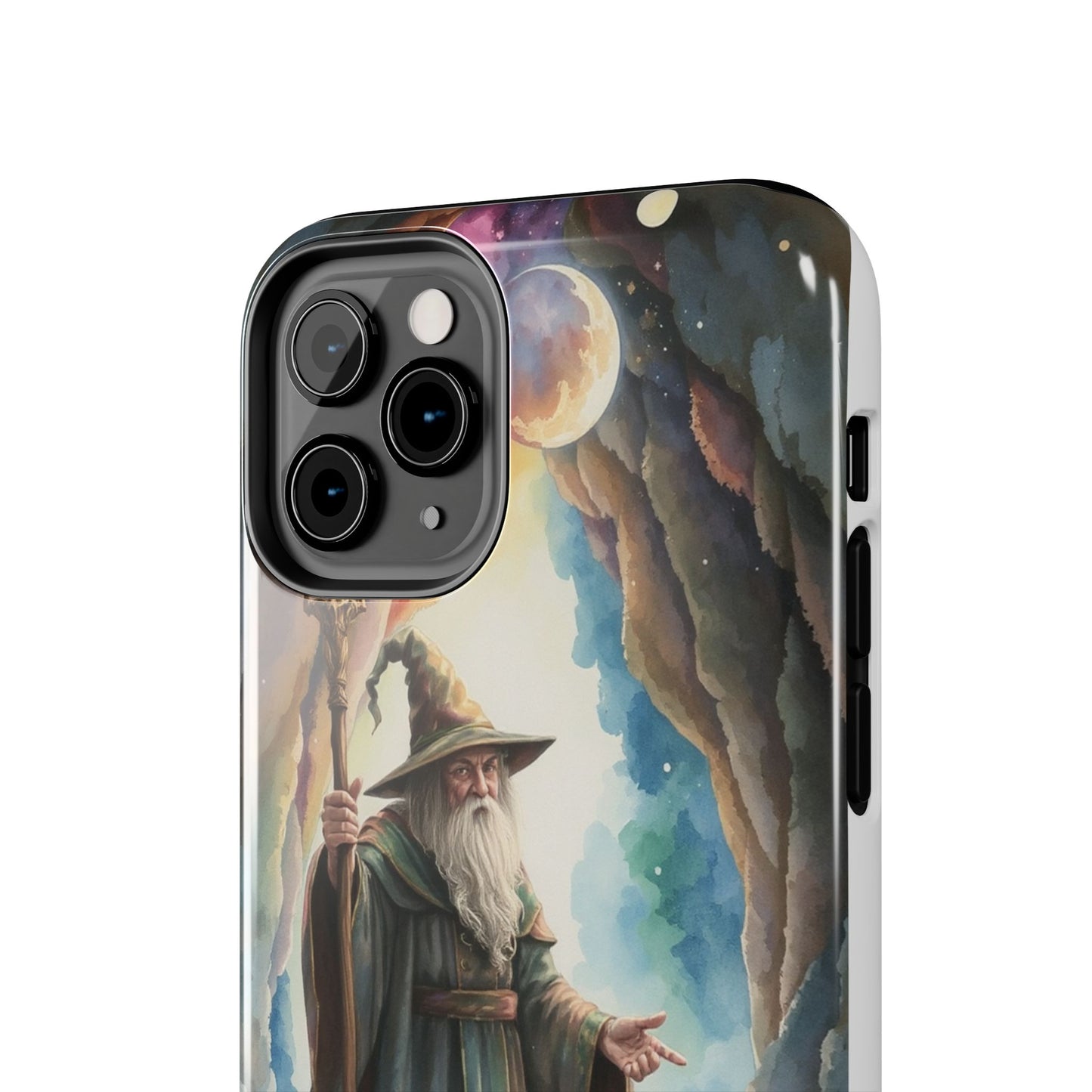 Magical Wizard Phone Case - Tough, Durable Phone Cover for Fantasy Lovers, Geek Gift, Unique Design, Celestial Phone Accessory