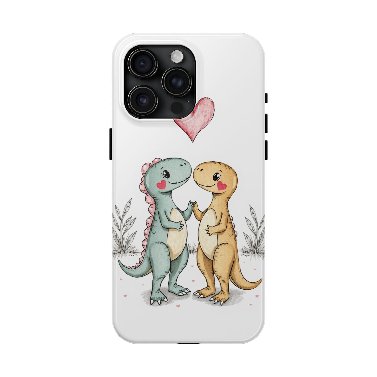 Dino Couples - Tough Phone Case for iPhone