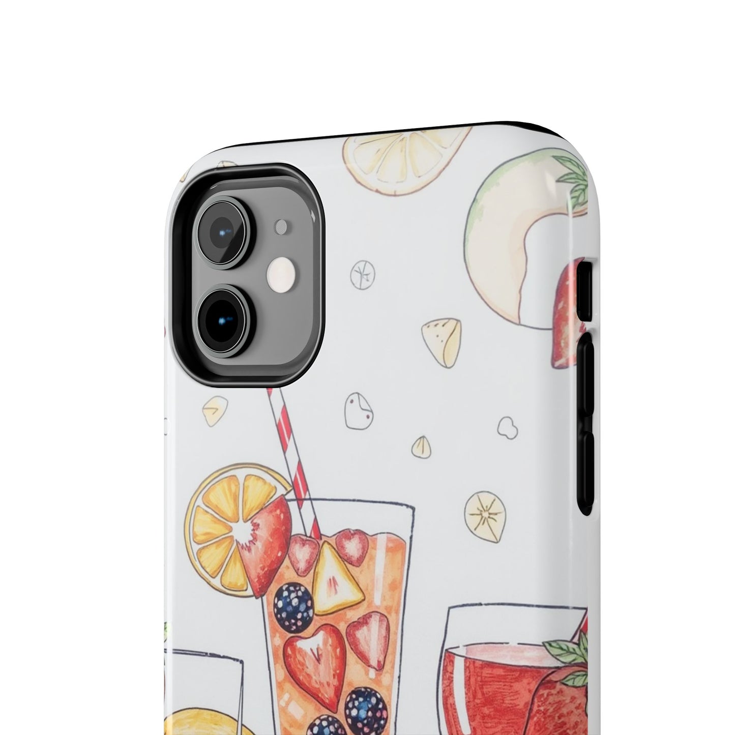 Colorful Fruit Cocktail Tough Phone Case - Perfect for Summer Vibes