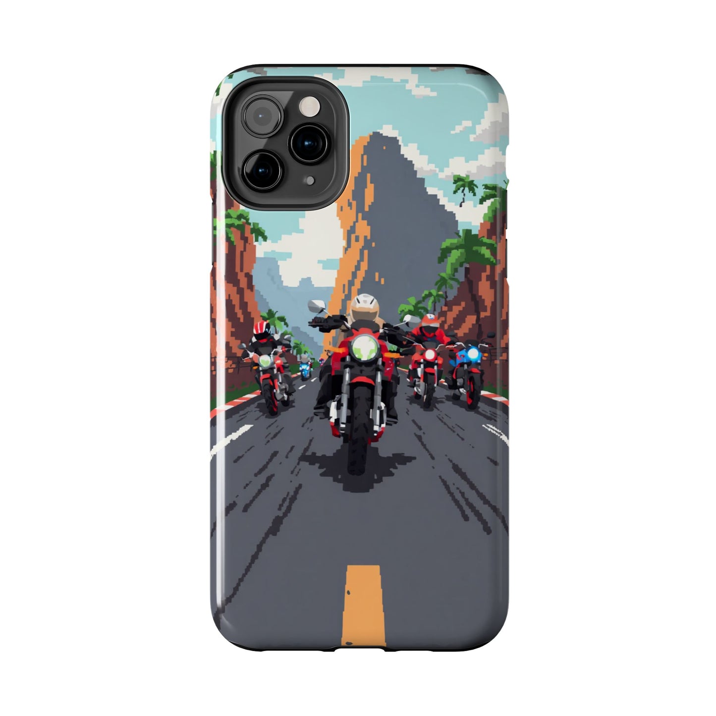 Retro Biker Tough Phone Case - Perfect for Motorcycle Lovers
