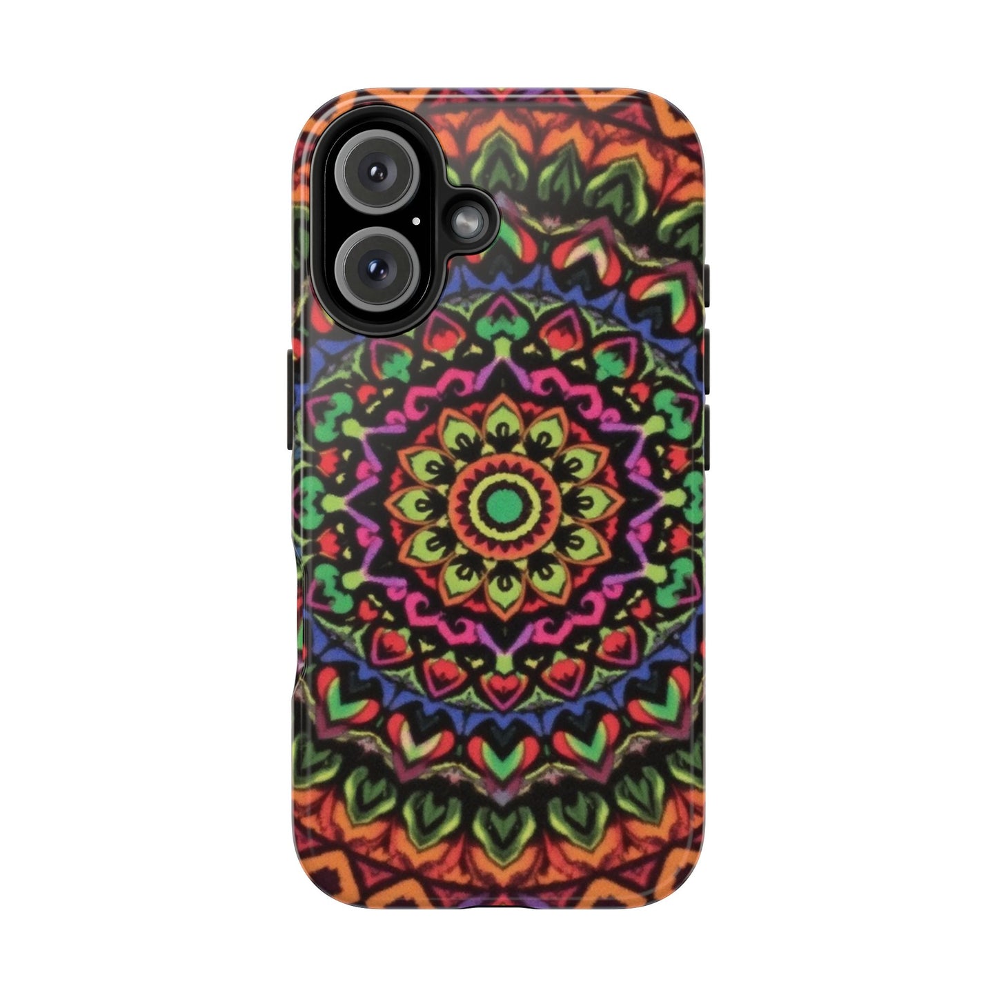 Colorful Mandala Tough Phone Case - Vibrant Designs for Trendy Protection - for iPhone
