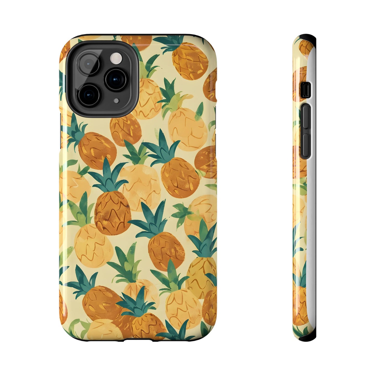 Pineapple Paradise Tough Phone Case - Durable and Stylish for Summer Vibes - for iPhone