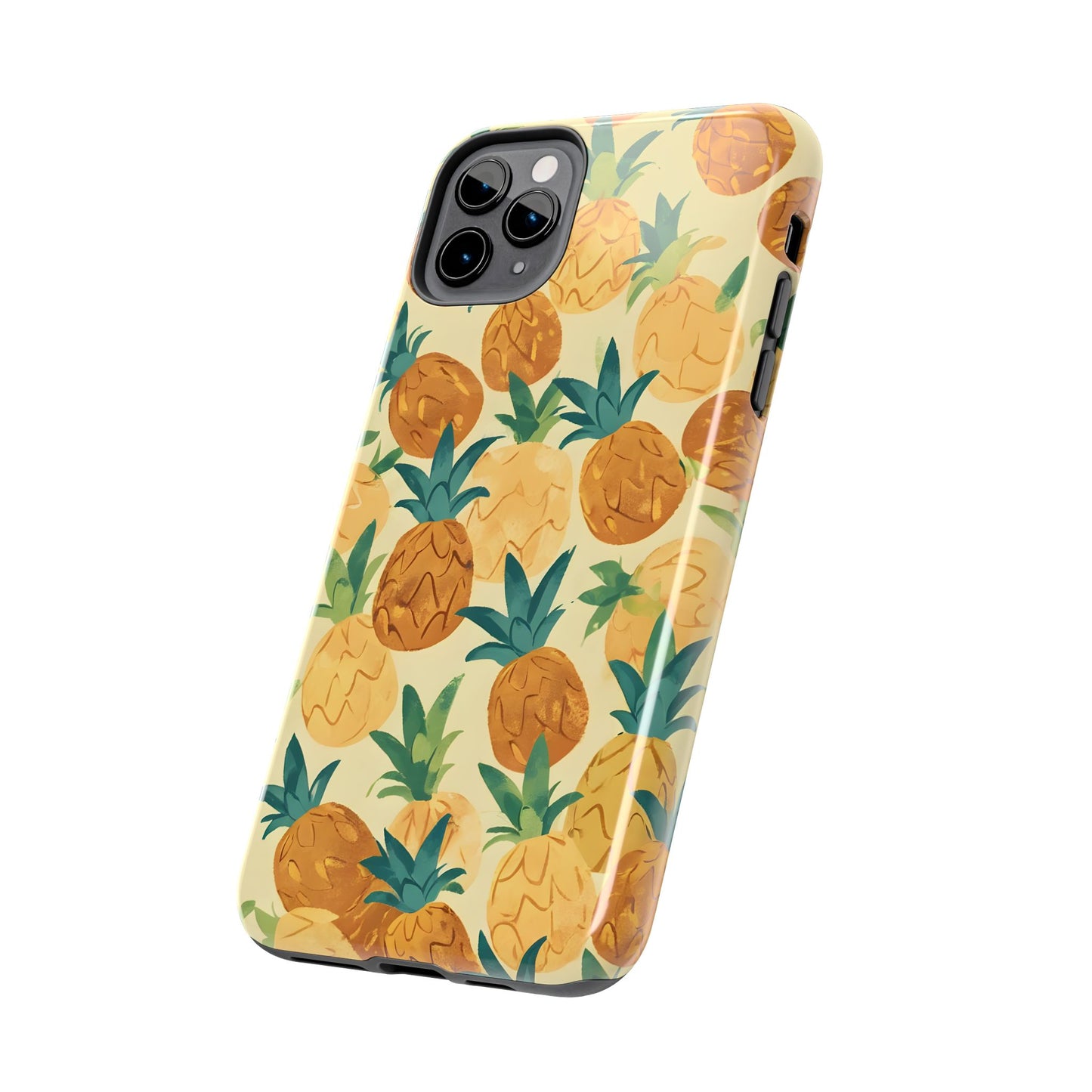 Pineapple Paradise Tough Phone Case - Durable and Stylish for Summer Vibes - for iPhone