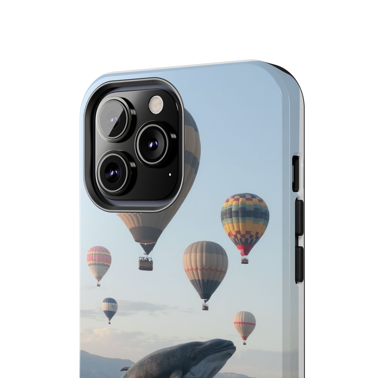 Whale Hot Air Balloon Tough Phone Case - Adventure & Nature Lovers
