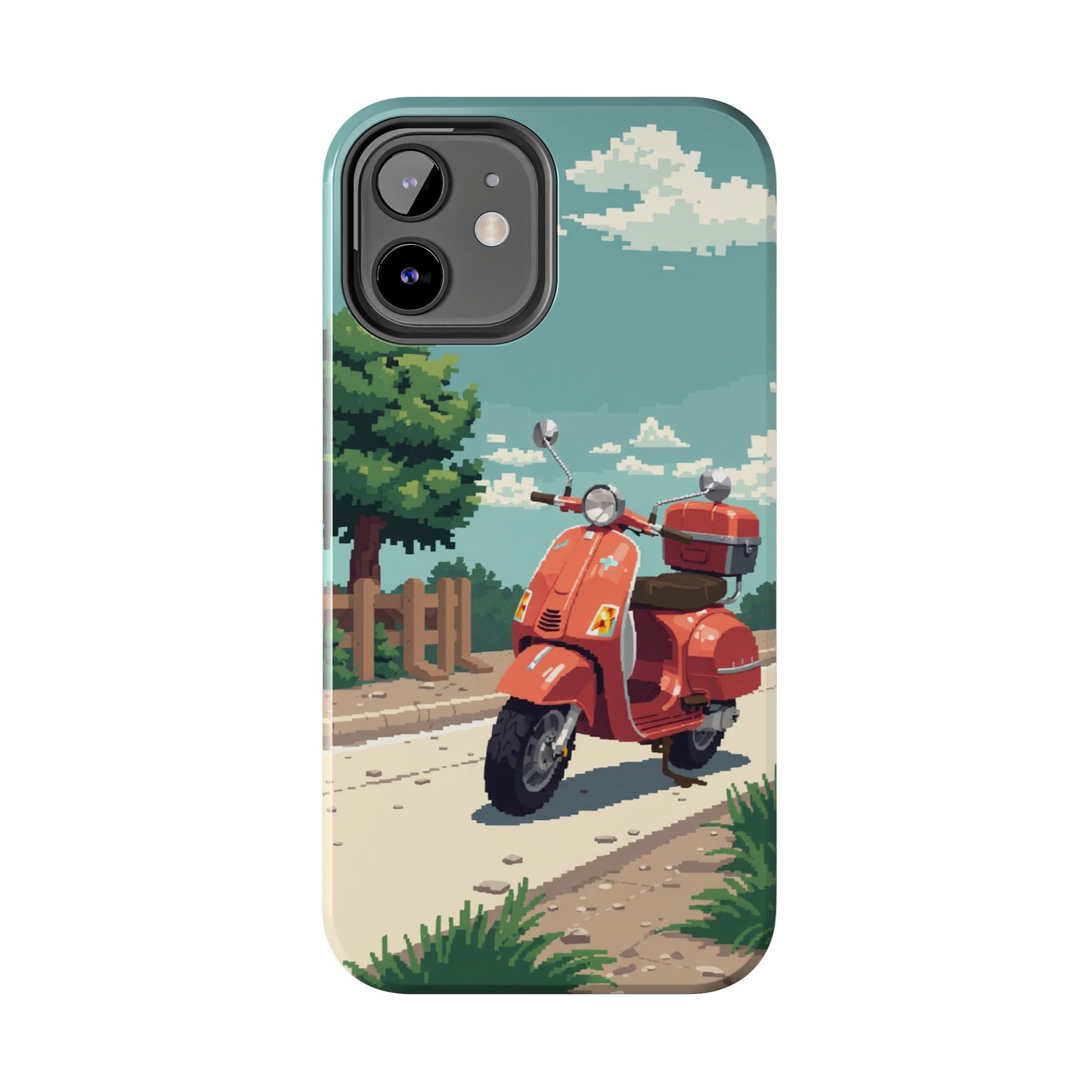 Retro Scooter Phone Case - Tough & Stylish Protection