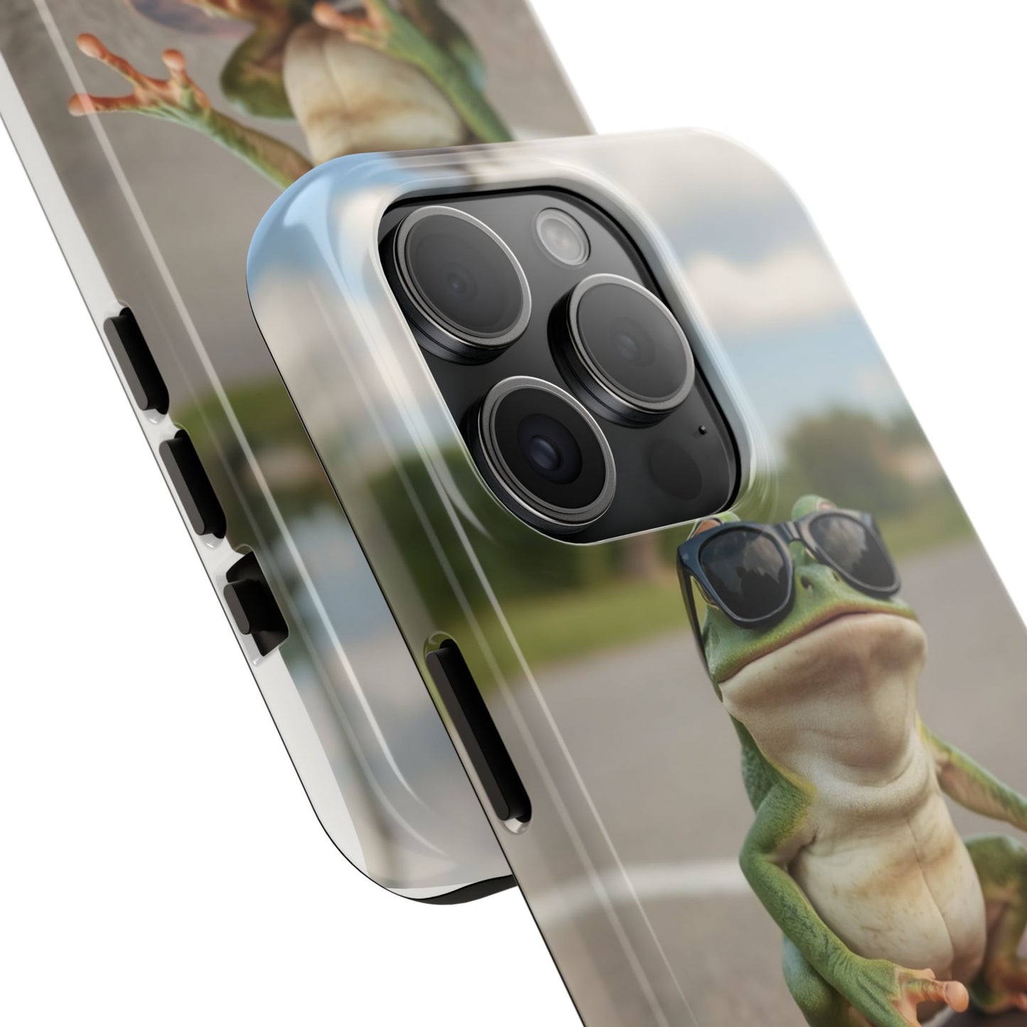 Cool Frog Skateboard Phone Case - Tough and Stylish Protection