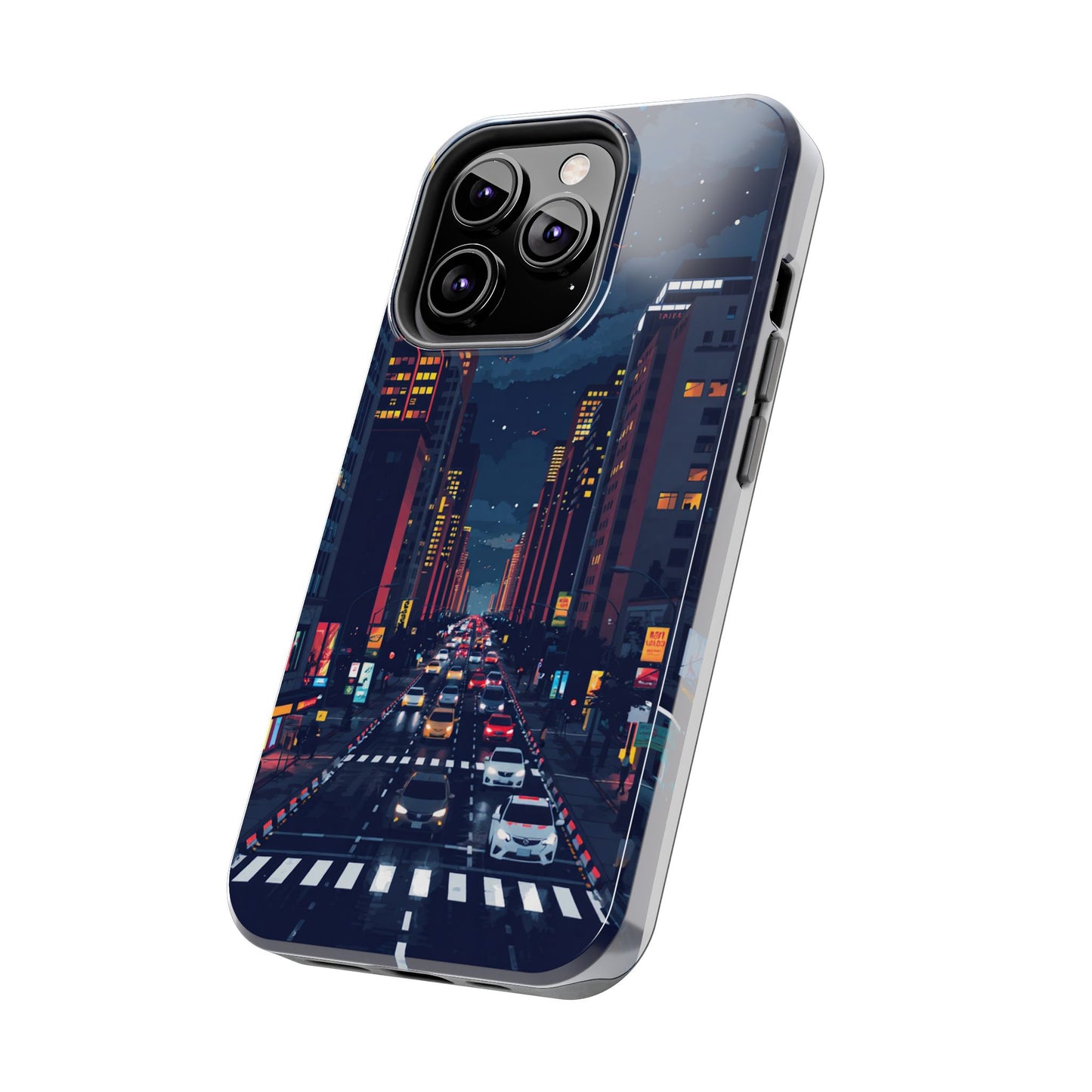 Urban Nightlife Tough Phone Case - Durable & Stylish Protection