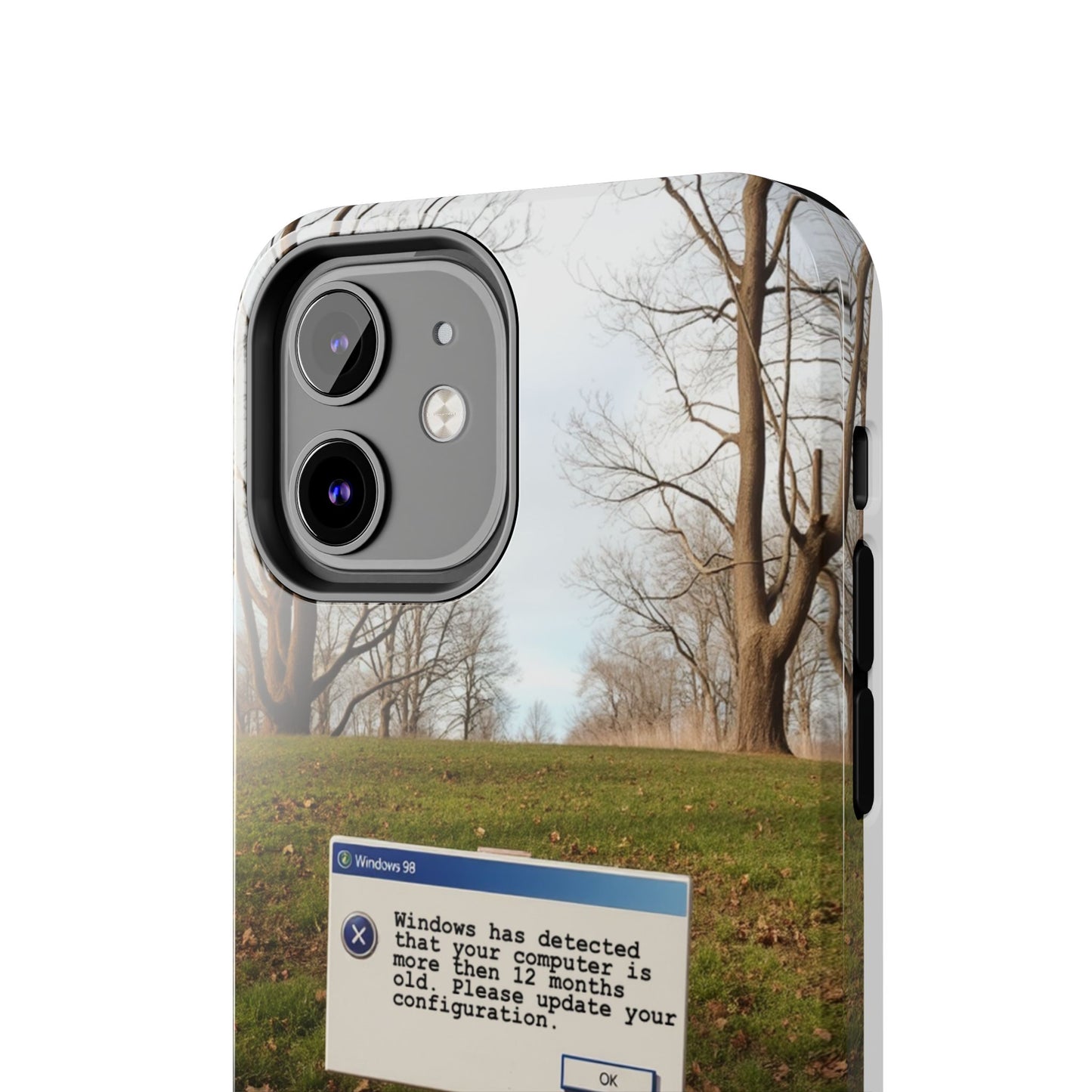 Durable Phone Case with Windows 98 Error Message Design - Perfect Gift for Tech Lovers