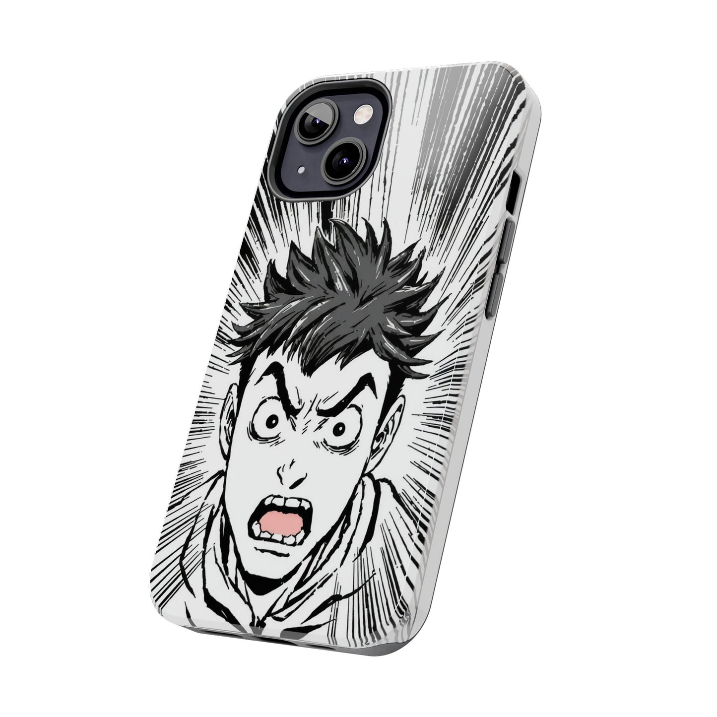 Intense Graphic Phone Case - Tough Design for Anime Fans