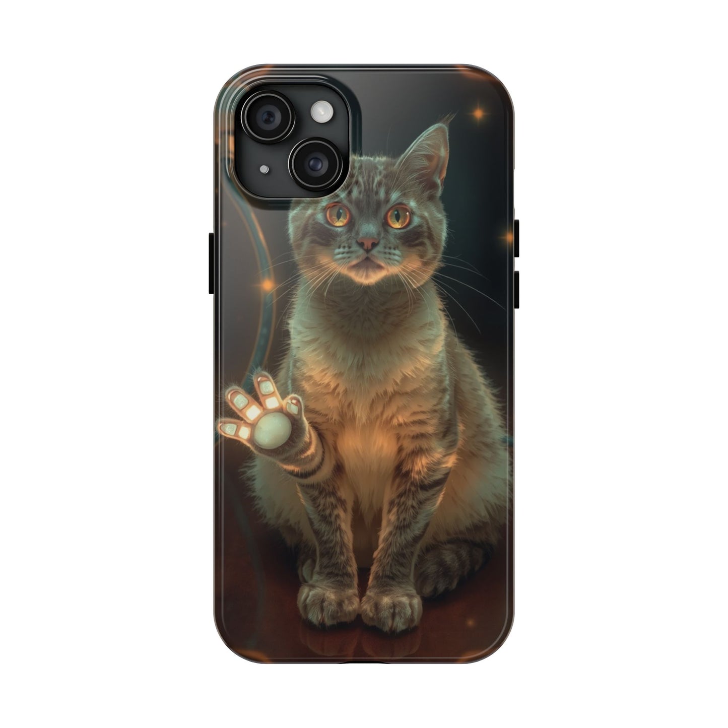 Whimsical Cat Phone Case | Tough Phone Cases for Cat Lovers, Pet Accessories, Gift for Cat Owners, Cute Phone Cover, Personalized Tech