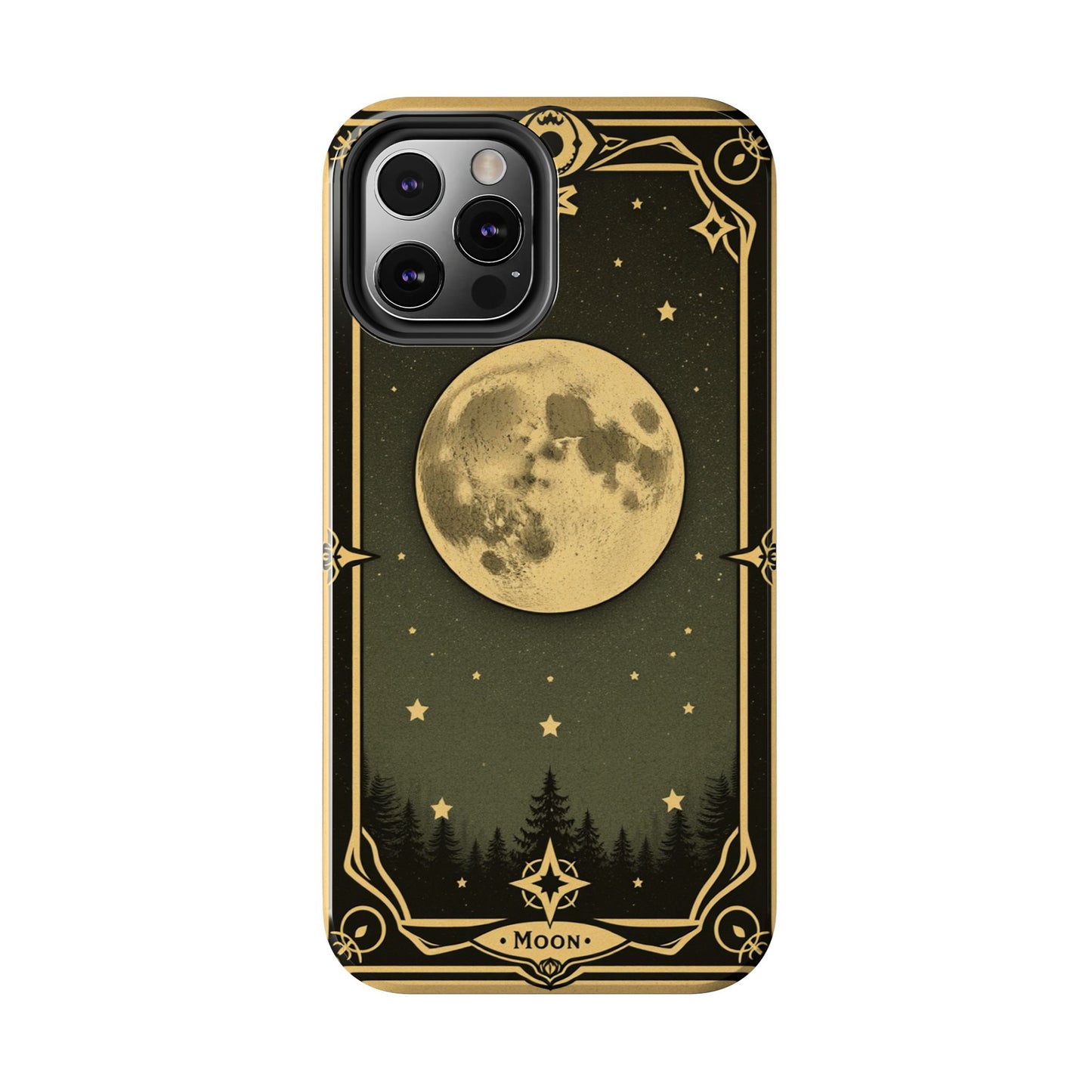 Celestial Moon Phone Case - Tough & Stylish for Star Lovers