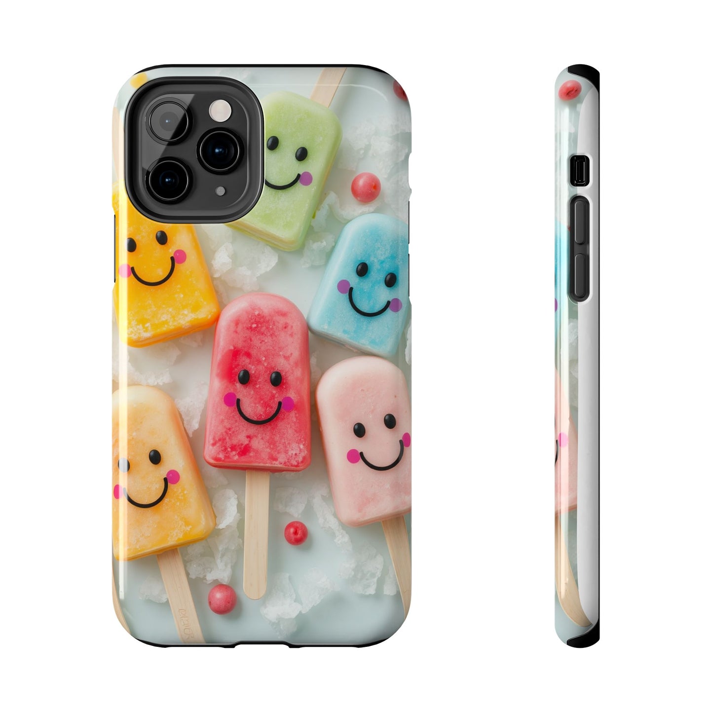 Cute Smile Popsicle Tough Phone Case - Fun Protection for Your Device