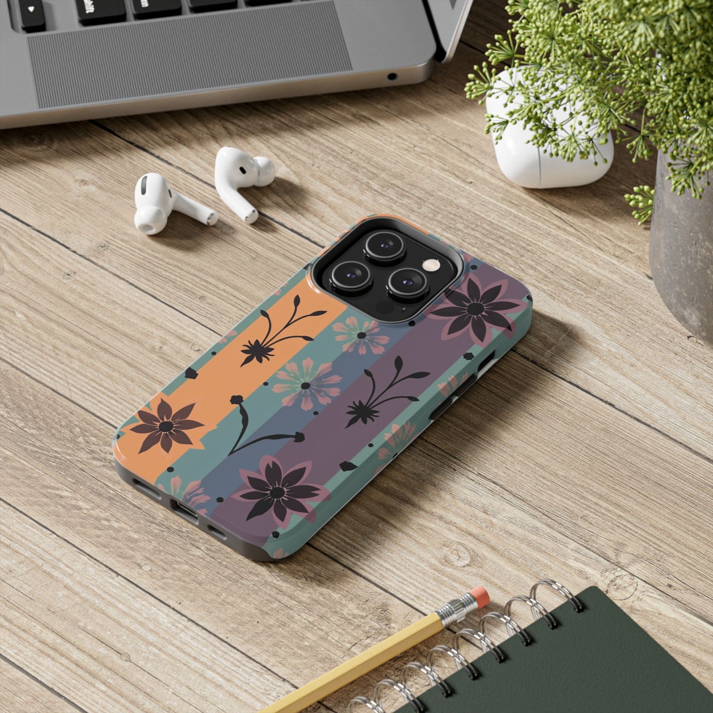 Boho Floral Tough Phone Cases - Durable & Stylish Protection - for iPhone