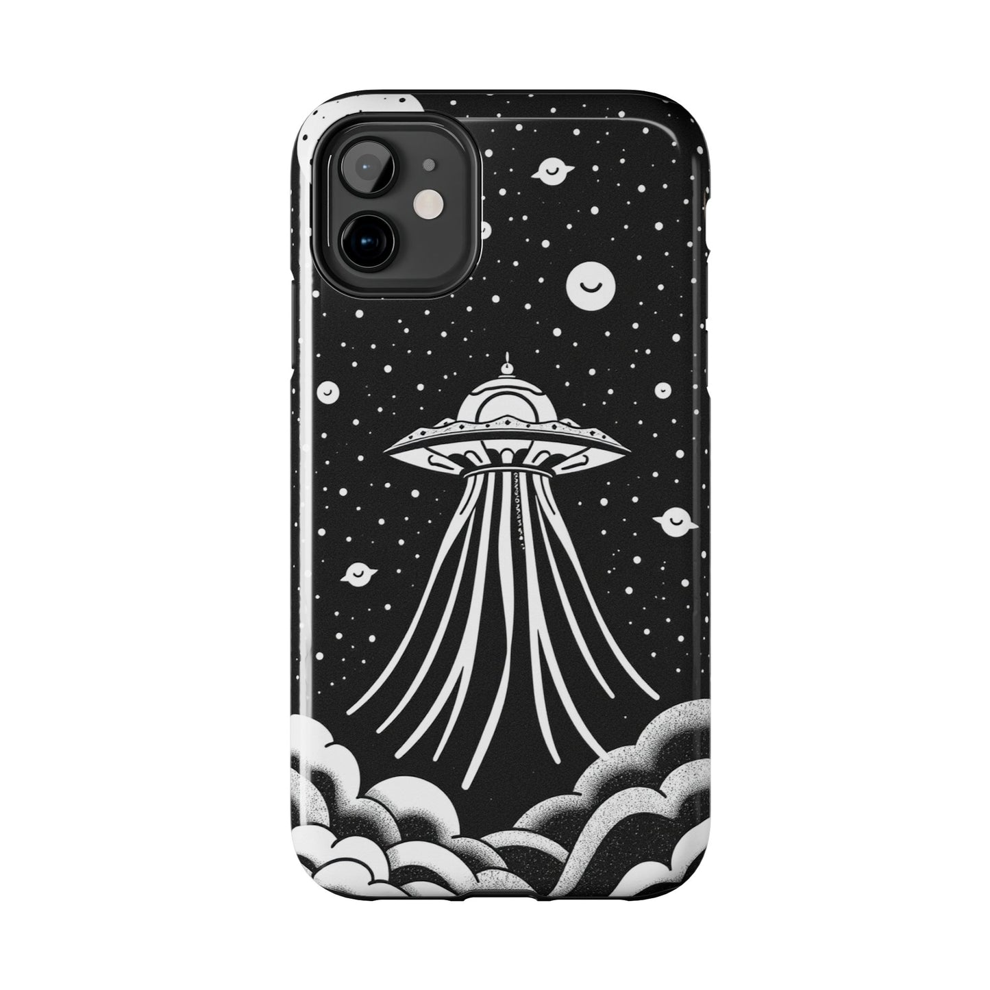 Galaxy UFO Tough Phone Case - Durable Protection with Unique Space Design