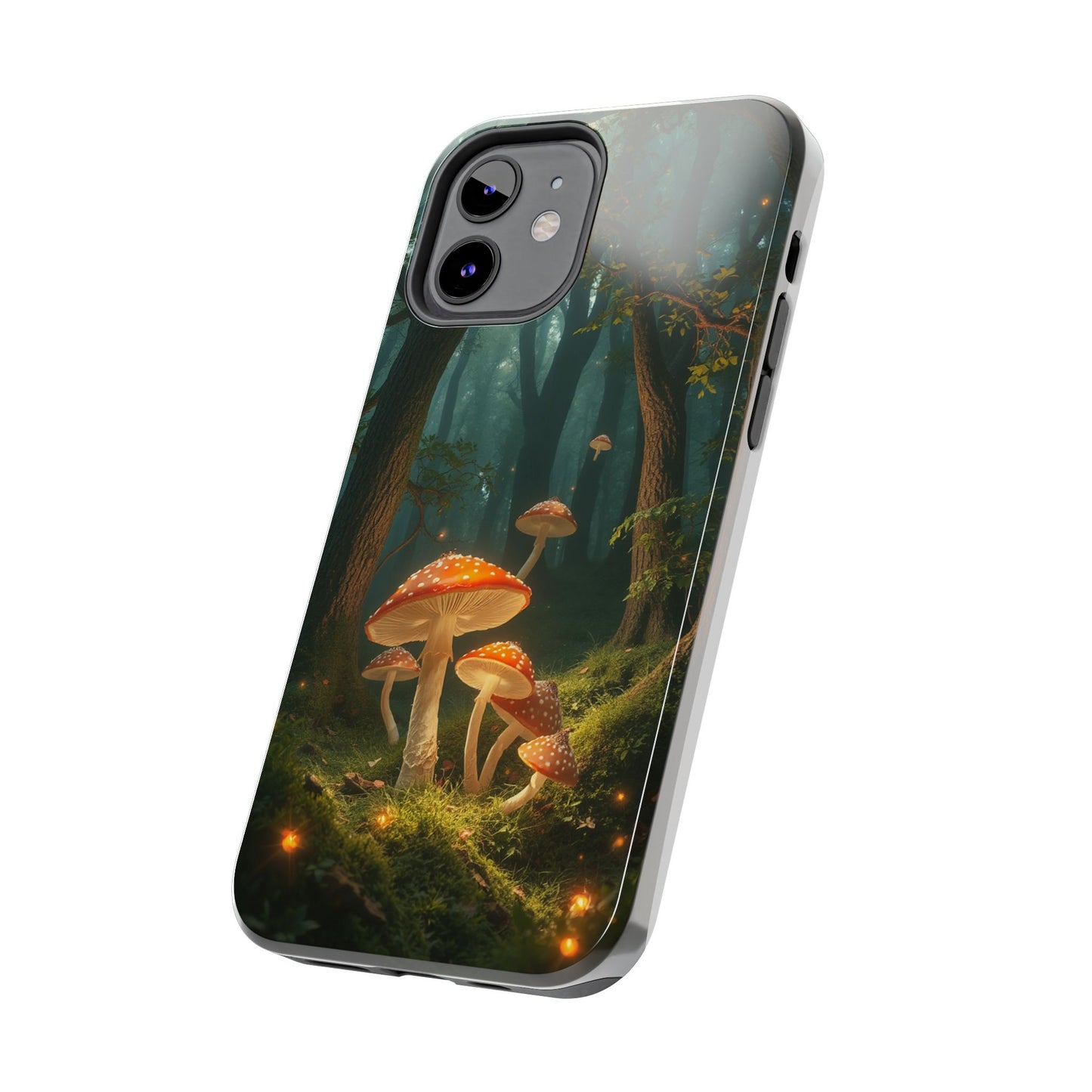 Whimsical Mushroom Tough Phone Case - Forest Fantasy Design