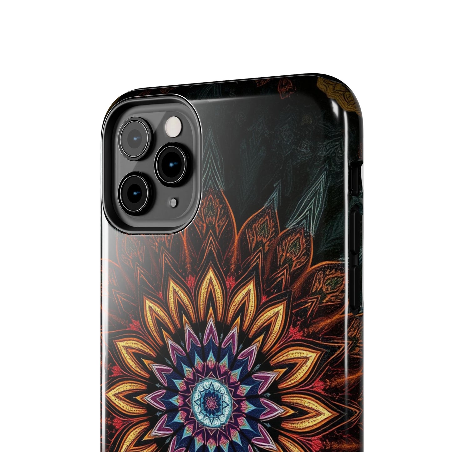 Mystic Mandala Tough Phone Case - Durable Protection with Artistic Design - for iPhone