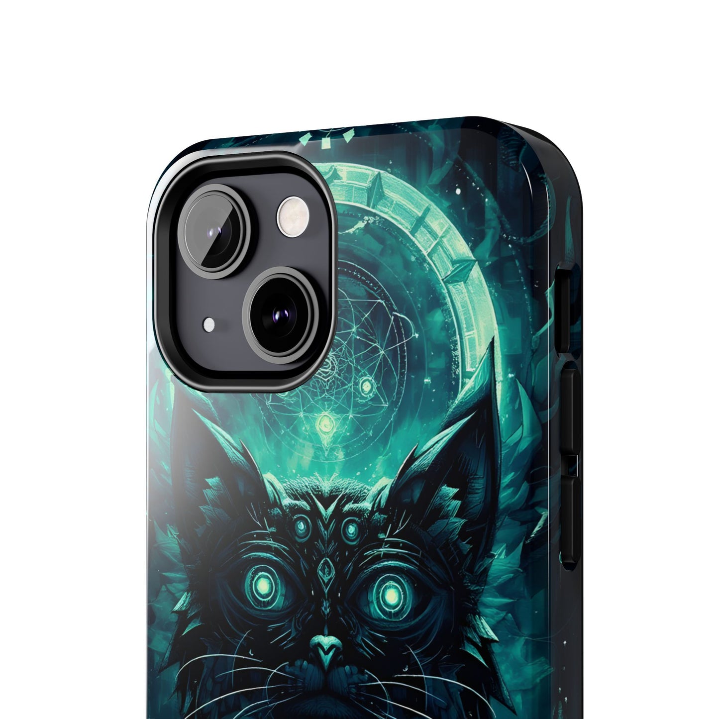 Mystical Dark Cat Phone Case - Tough Protective Cover for Cat Lovers - for iPhone