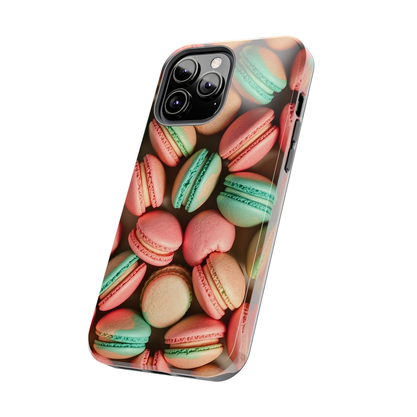 Colorful Tasty Macarons Tough Phone Case - Durable Protection with Sweet Aesthetic - for iPhone