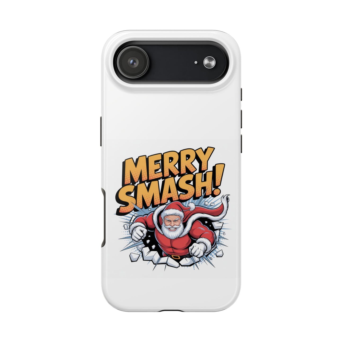 Santa Merry Smash Phone Case