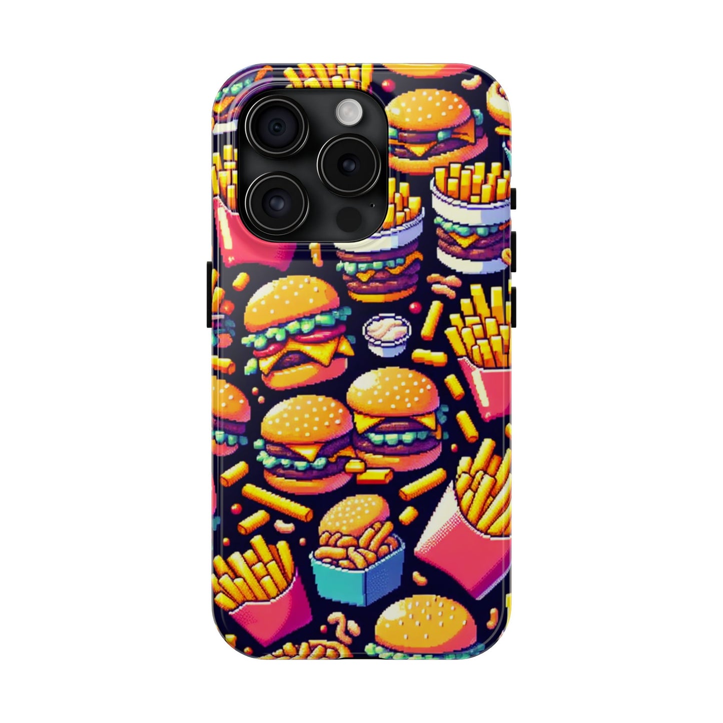 Retro Fast Food Phone Case - Tough and Durable - for iPhone