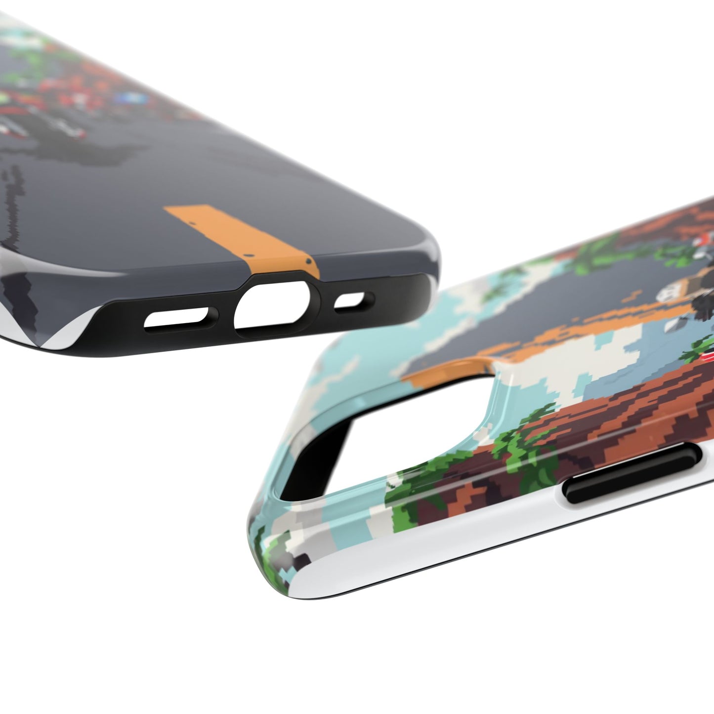Retro Biker Tough Phone Case - Perfect for Motorcycle Lovers