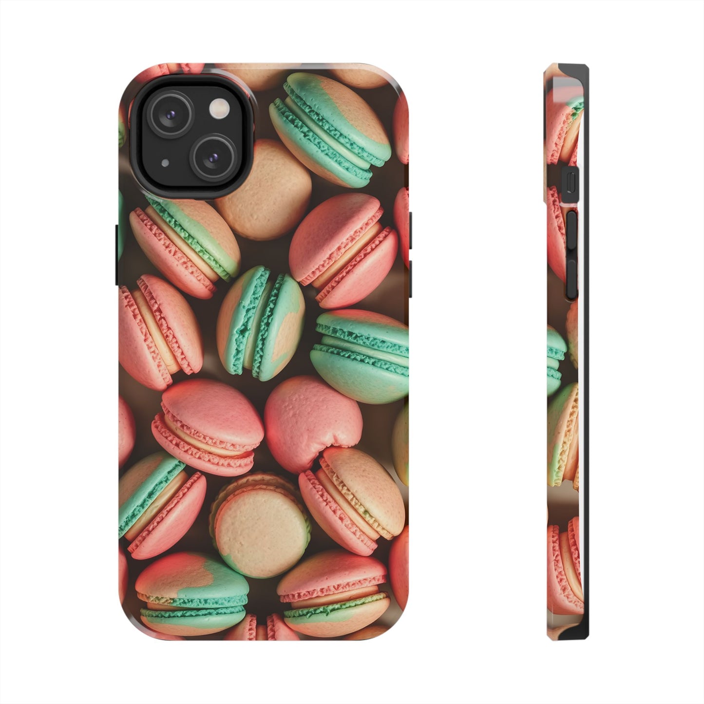 Colorful Tasty Macarons Tough Phone Case - Durable Protection with Sweet Aesthetic - for iPhone