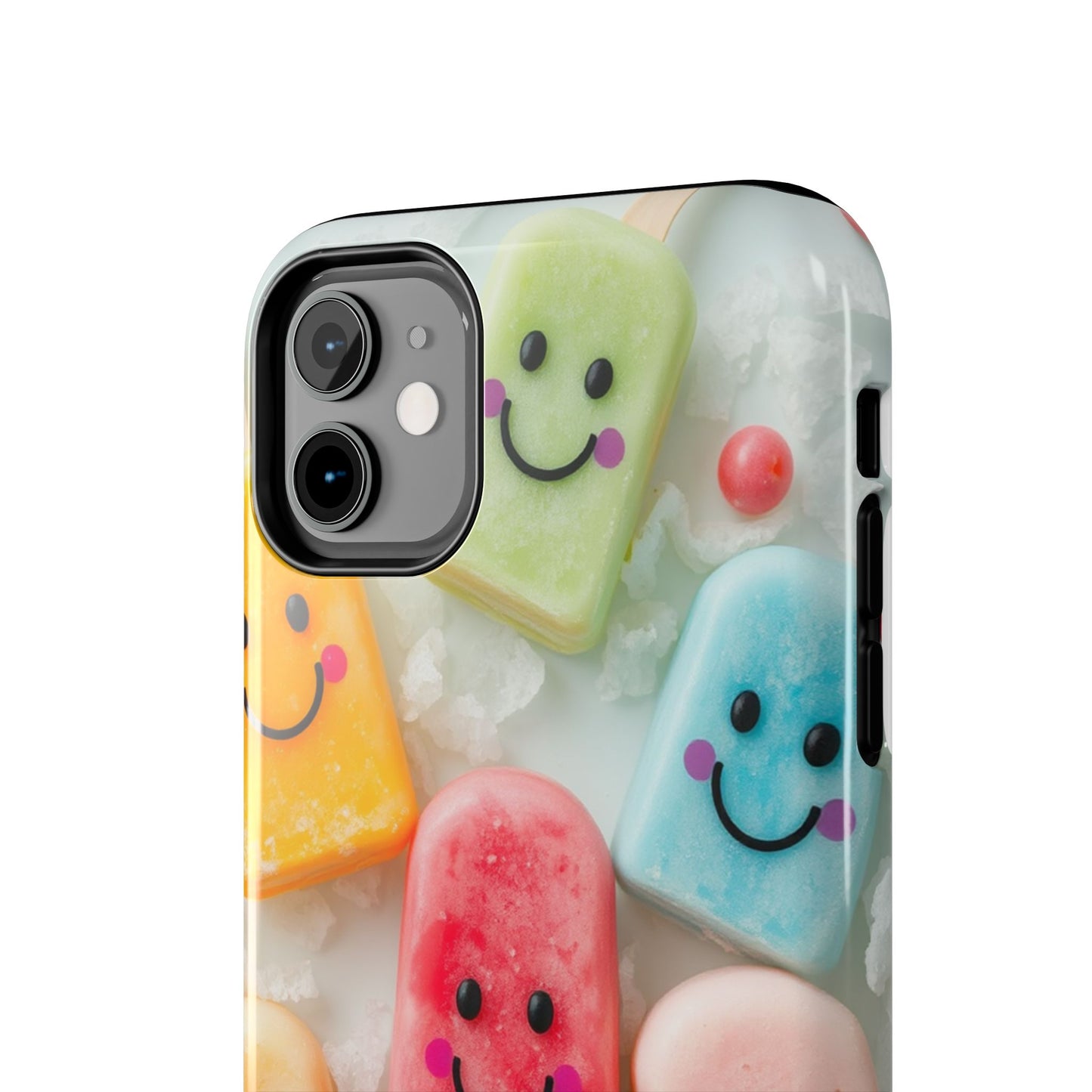 Cute Smile Popsicle Tough Phone Case - Fun Protection for Your Device