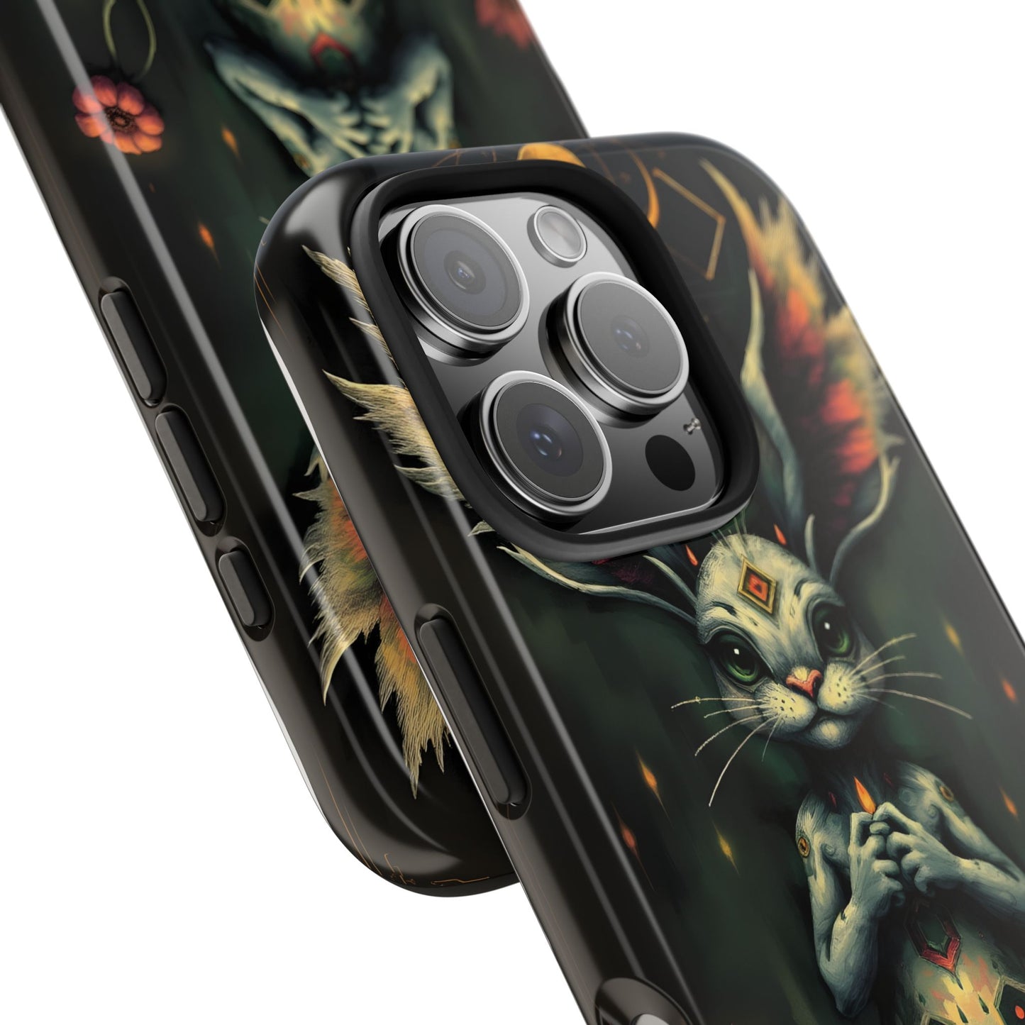 Artistic Rabbit Phone Cases - Unique and Durable Design of Mystical Bunny - for iPhone