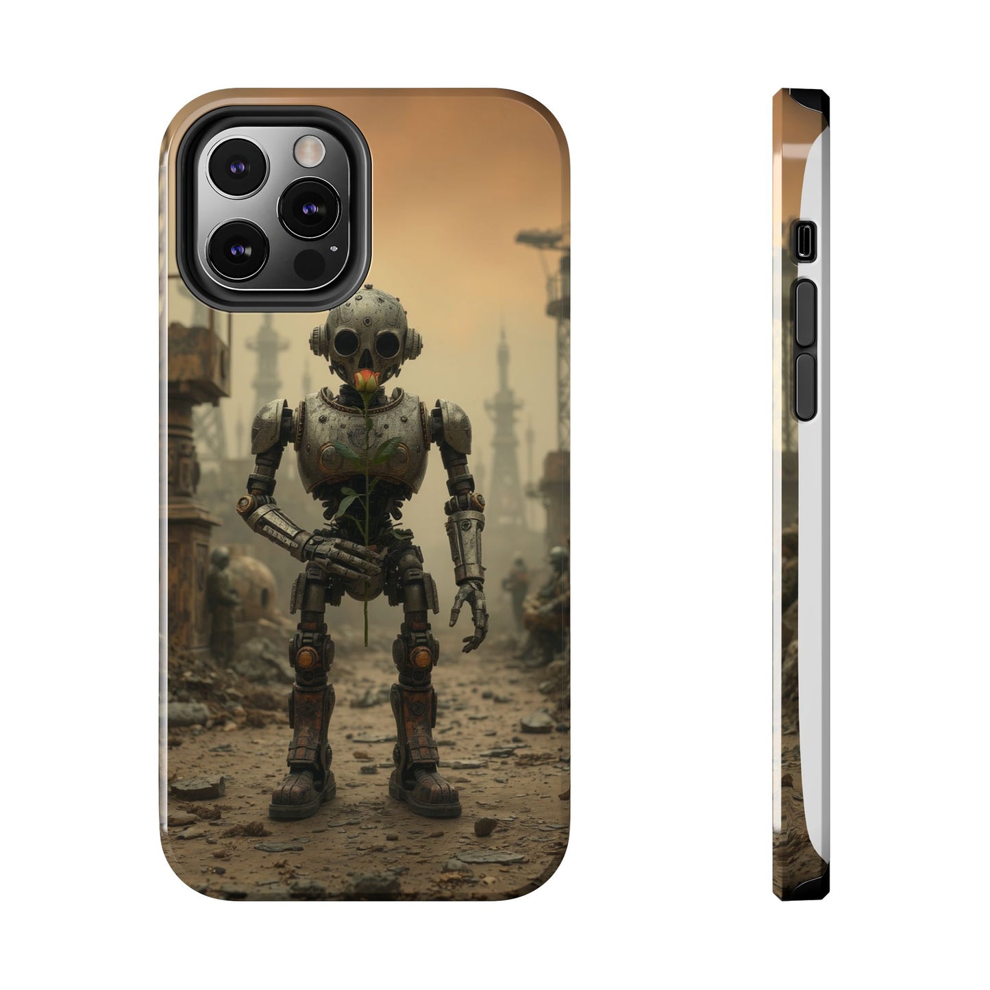 Robotic Sentinel Tough Phone Case - Durable Protector for Sci-Fi Lovers