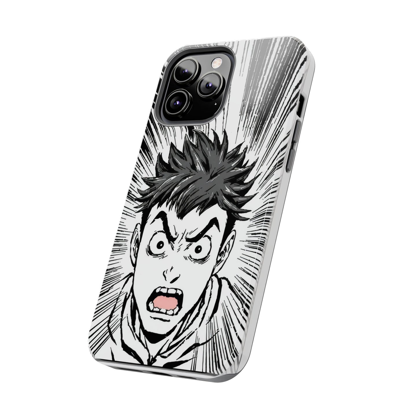 Intense Graphic Phone Case - Tough Design for Anime Fans