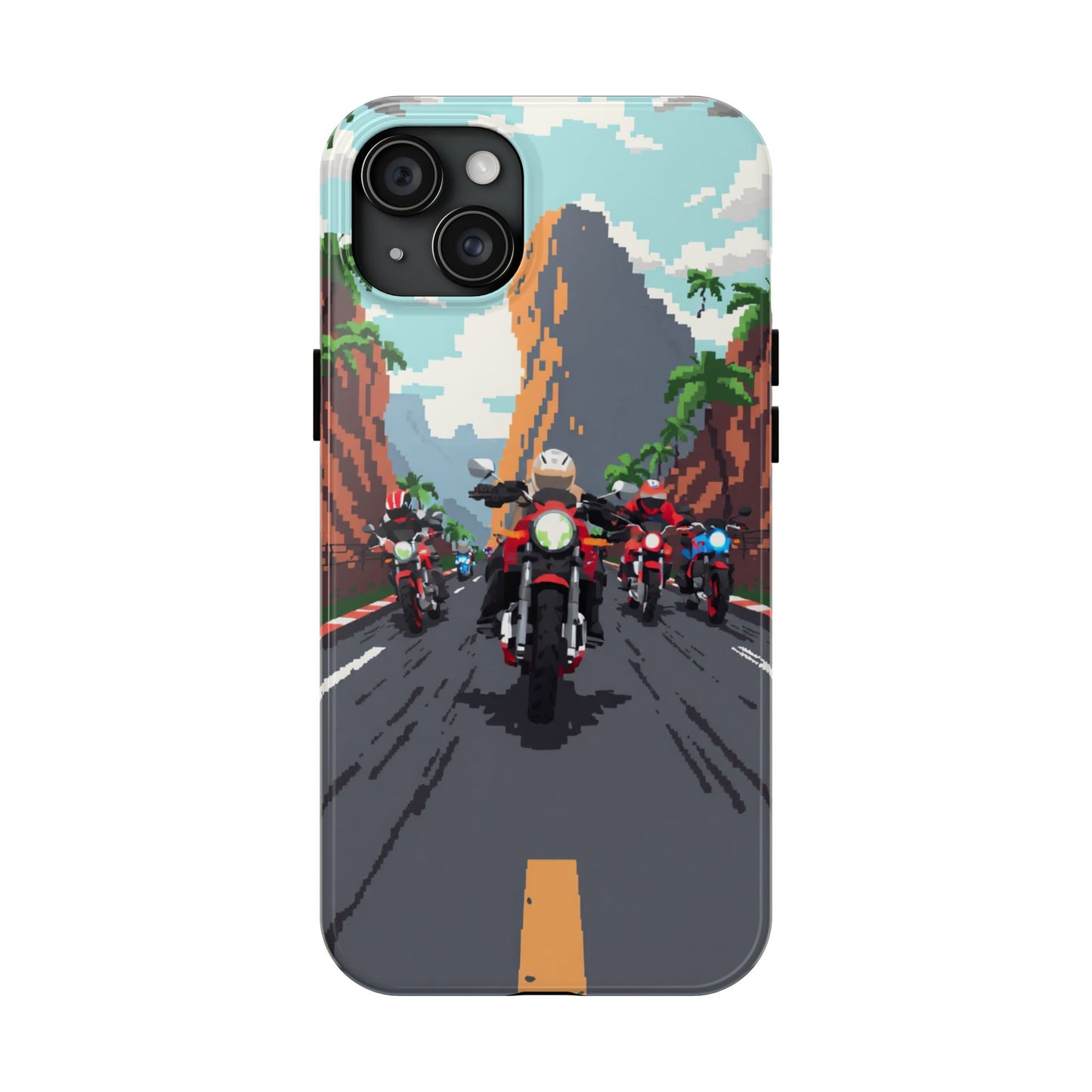 Retro Biker Tough Phone Case - Perfect for Motorcycle Lovers