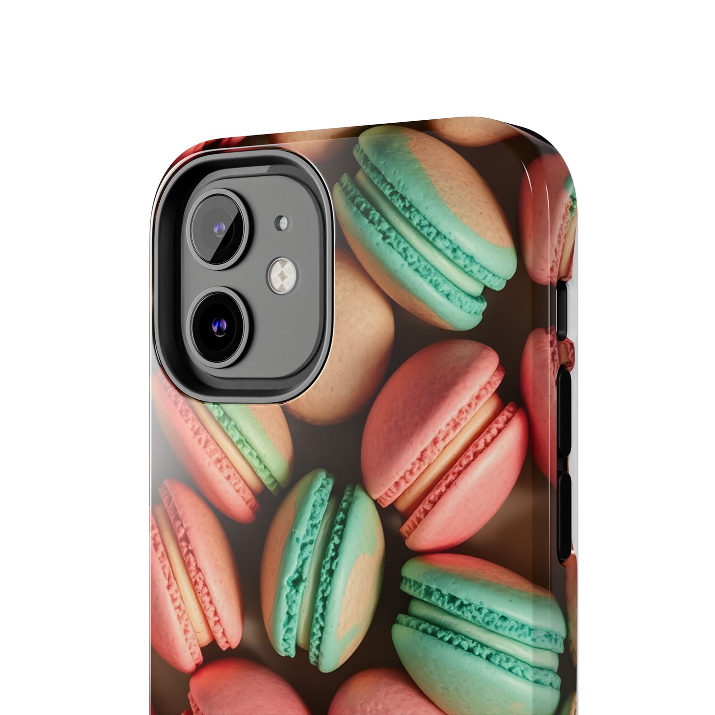Colorful Tasty Macarons Tough Phone Case - Durable Protection with Sweet Aesthetic - for iPhone