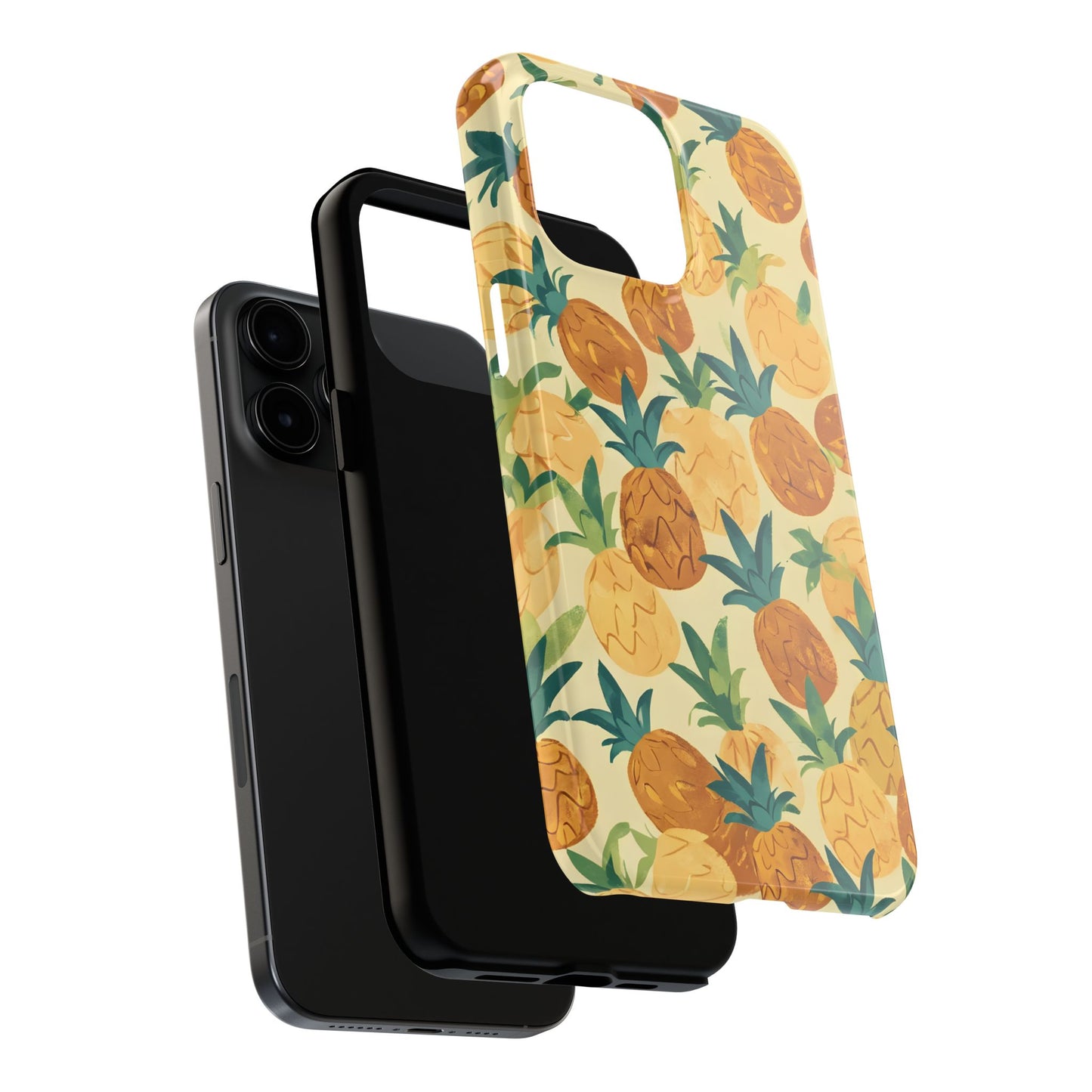 Pineapple Paradise Tough Phone Case - Durable and Stylish for Summer Vibes - for iPhone