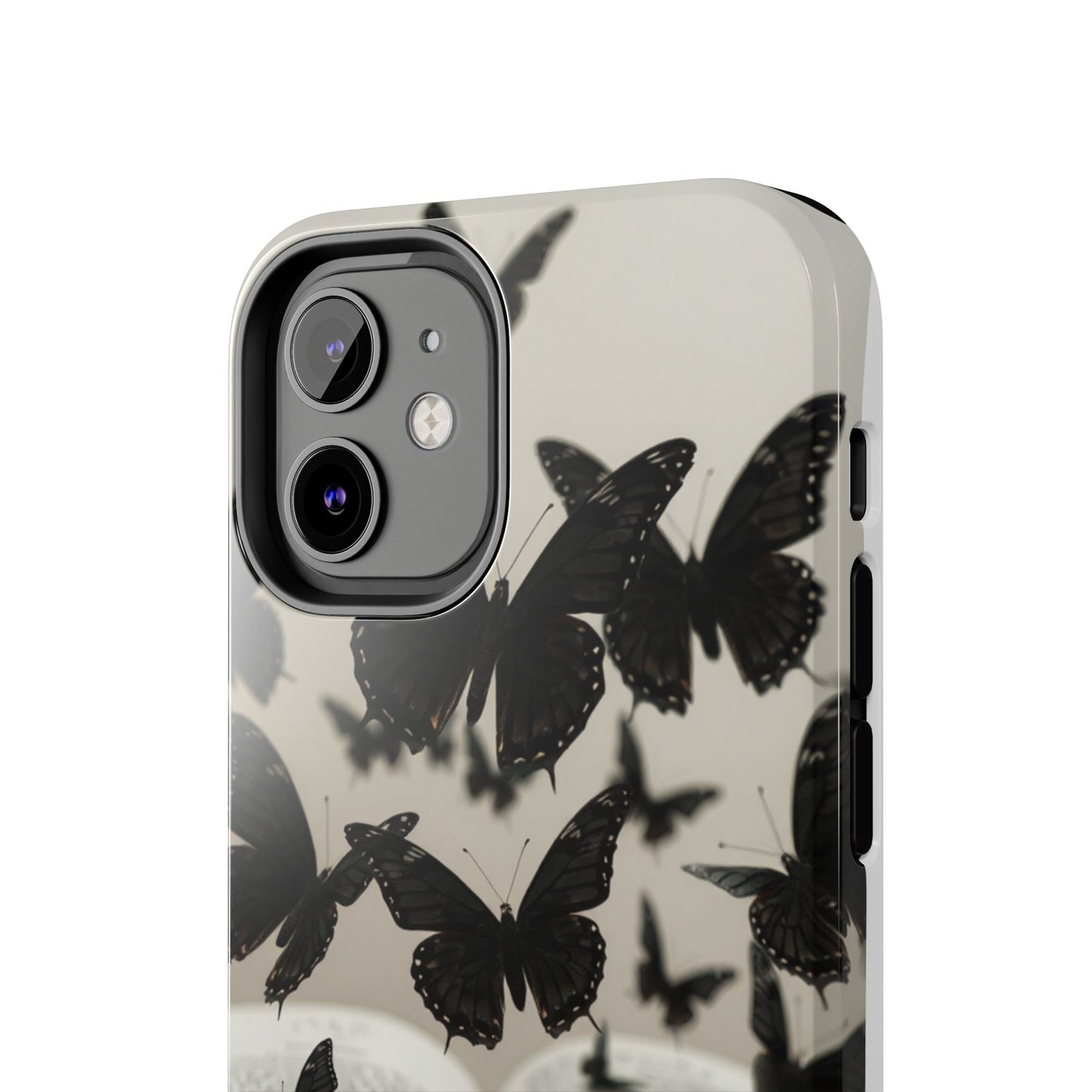 Butterfly Magic Tough Phone Case - Literary Design for Book Lovers