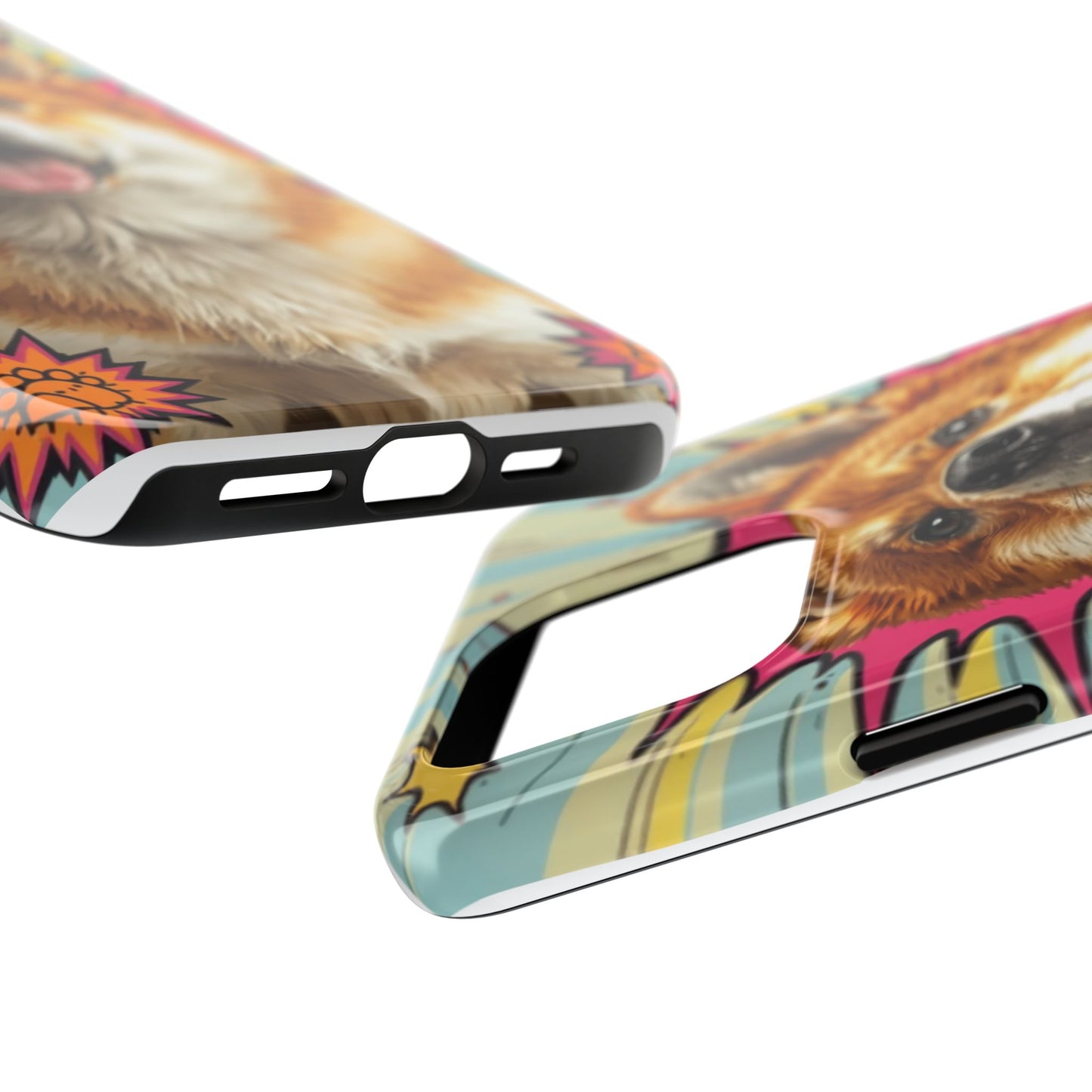 Playful Dog Tough Phone Case - Durable & Stylish Pet Lover Gift
